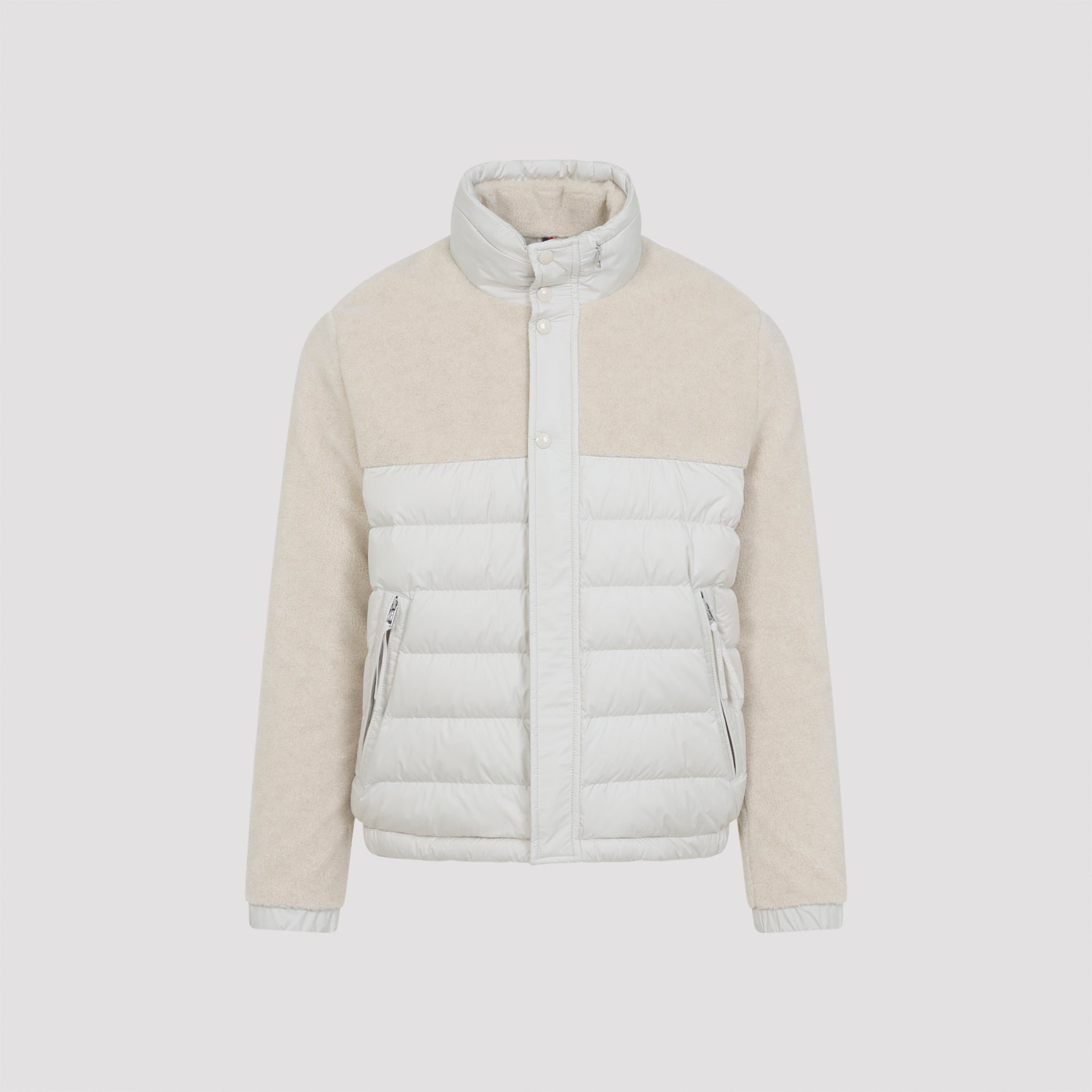 Padded Down Jacket with Quilted Design