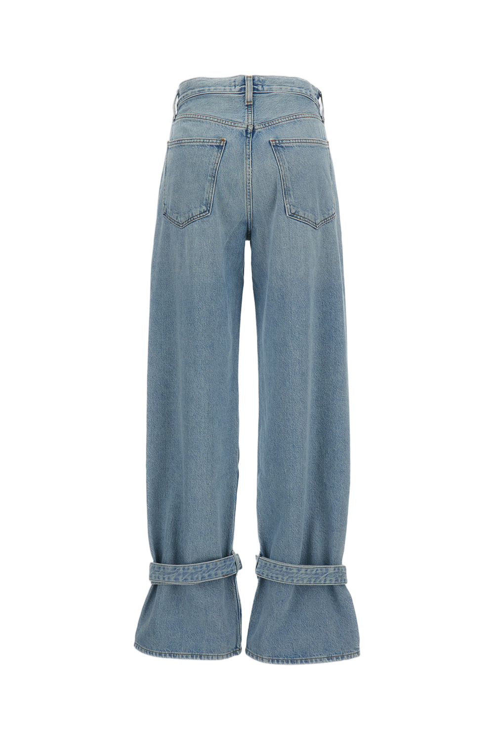 Jeans With Cinched Hem