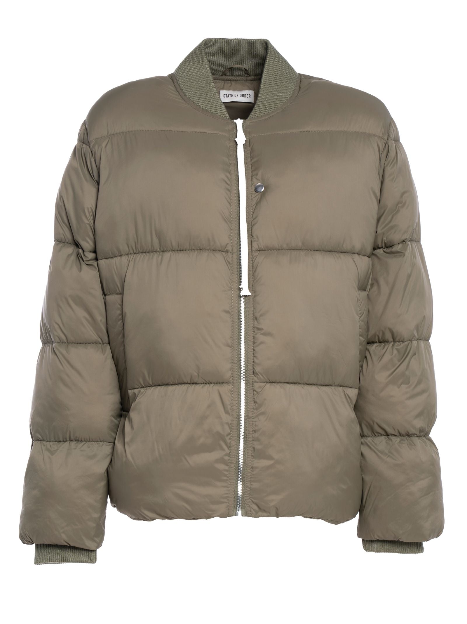 Quilted Padded Bomber Jacket