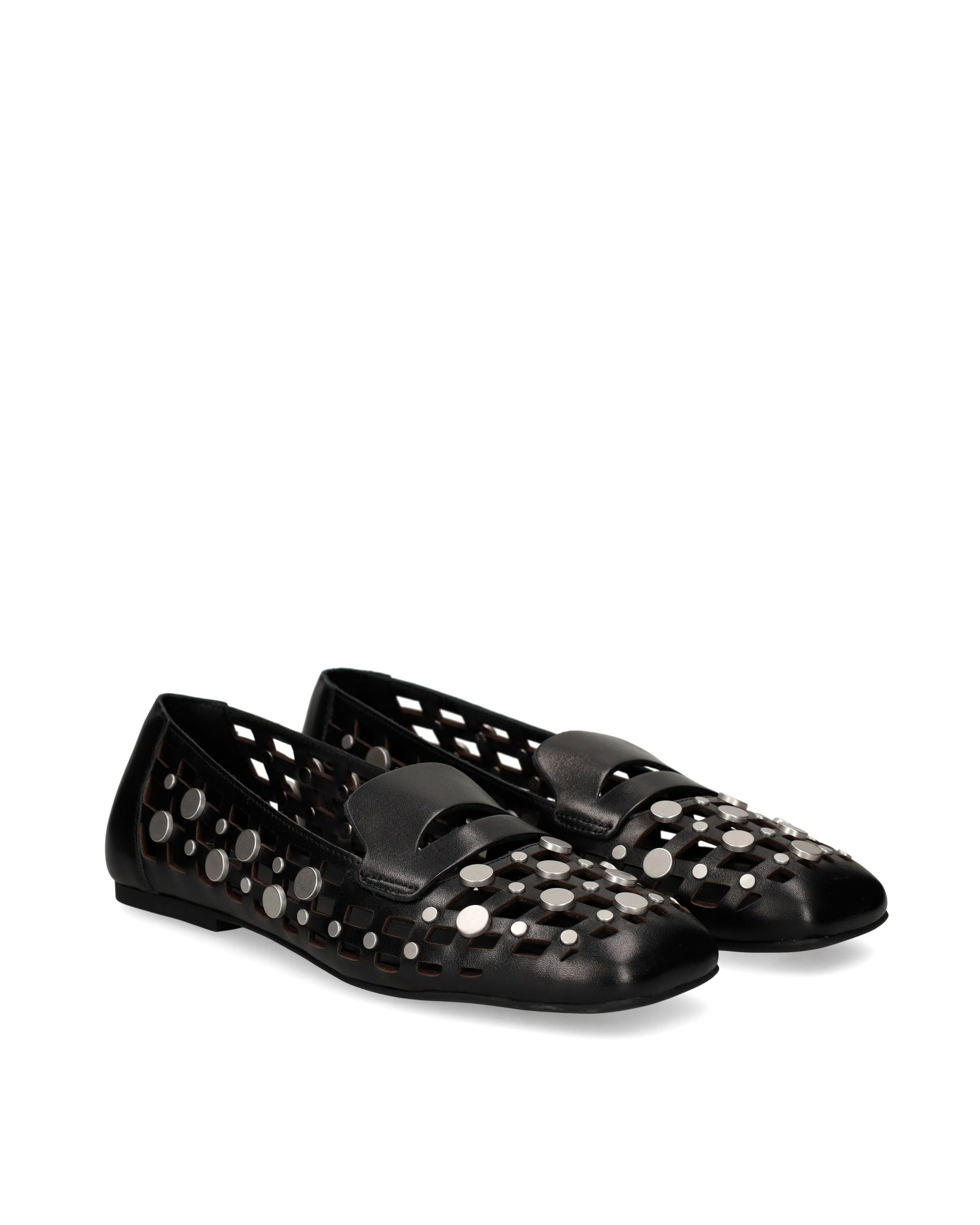 Bali Mustang Black Loafers