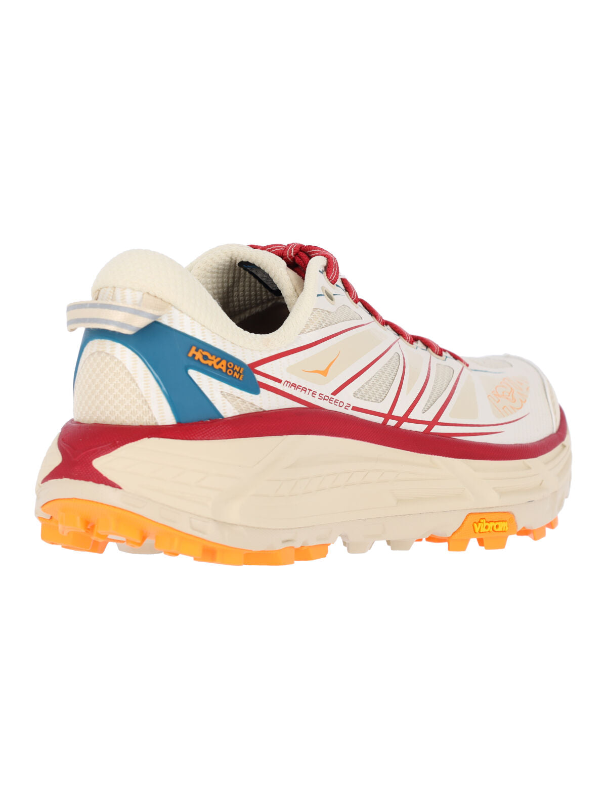 "Mafate Speed 2" Sneakers – Cream/Red/Blue