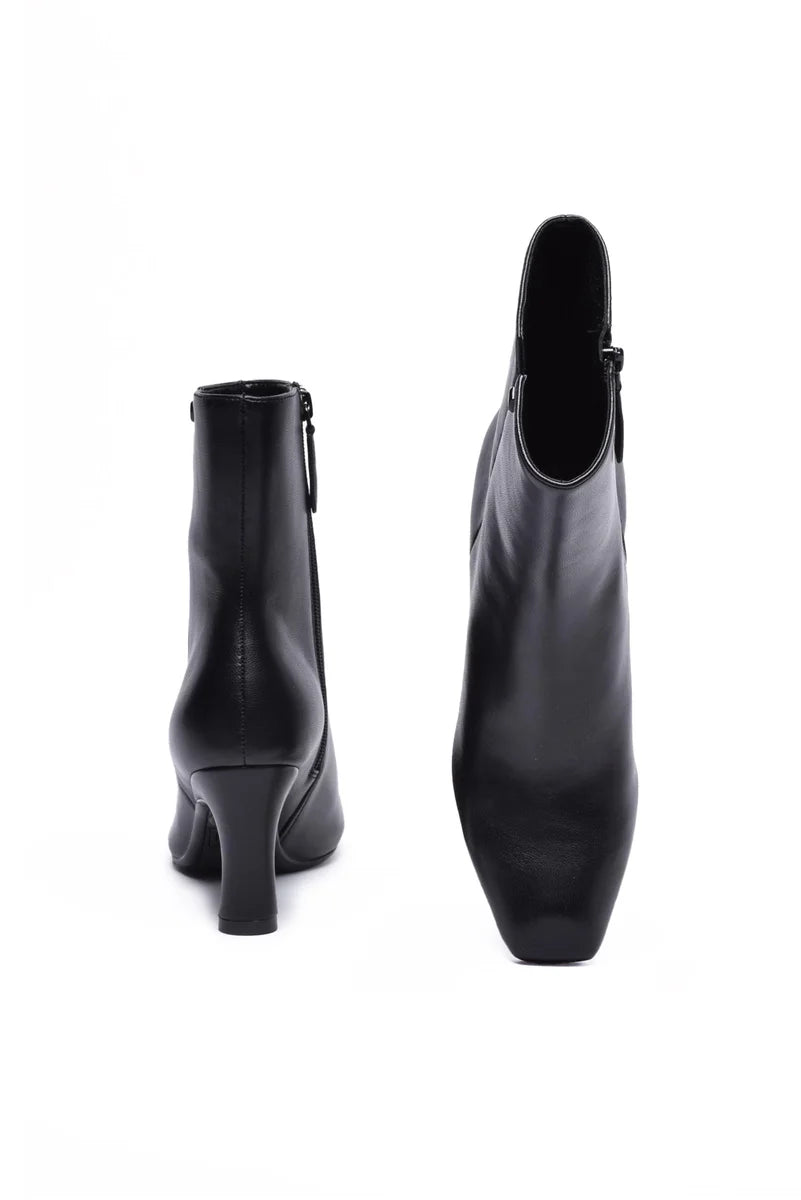 Rubber Ankle Boot - Black
