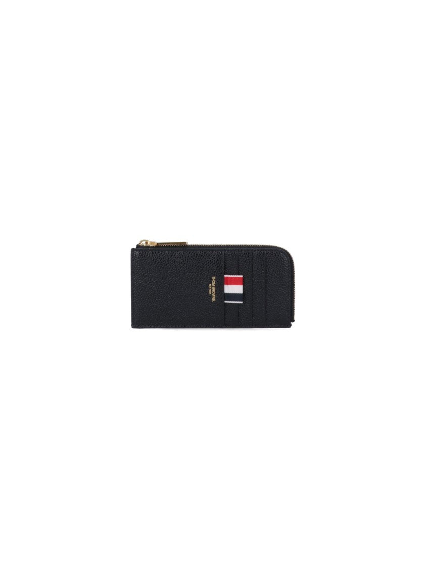 Logo Zip Wallet – Black