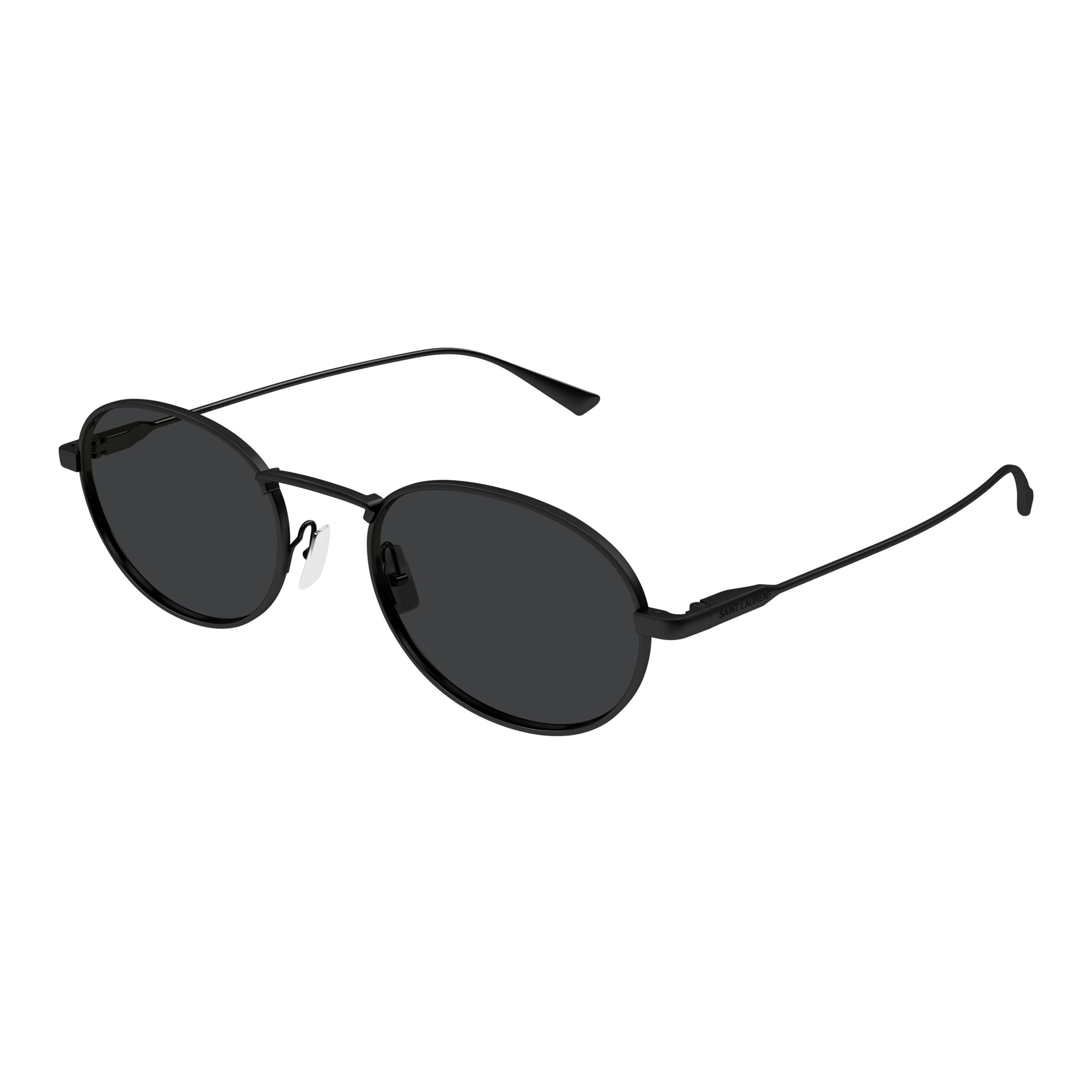 Sl 799 Black Metal Oval Sunglasses