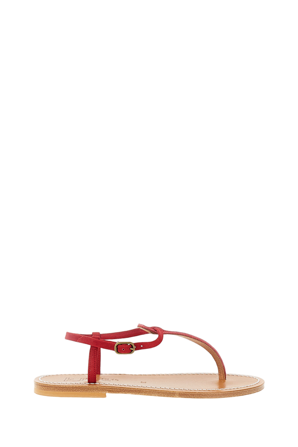 Red Picon Leather and Suede Sandals