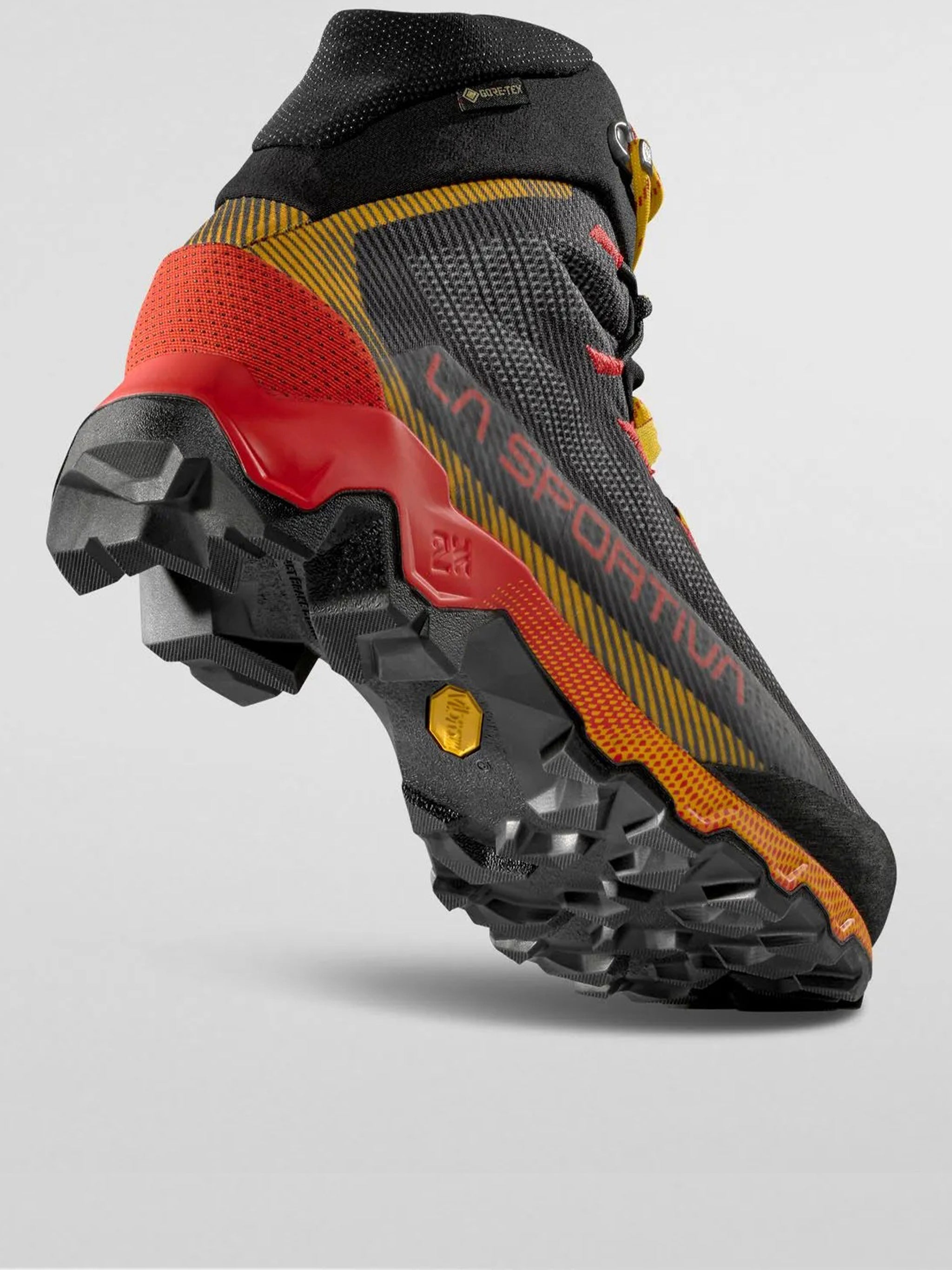 Black/Yellow Aequilibrium Hike High-Top Hiking Shoe