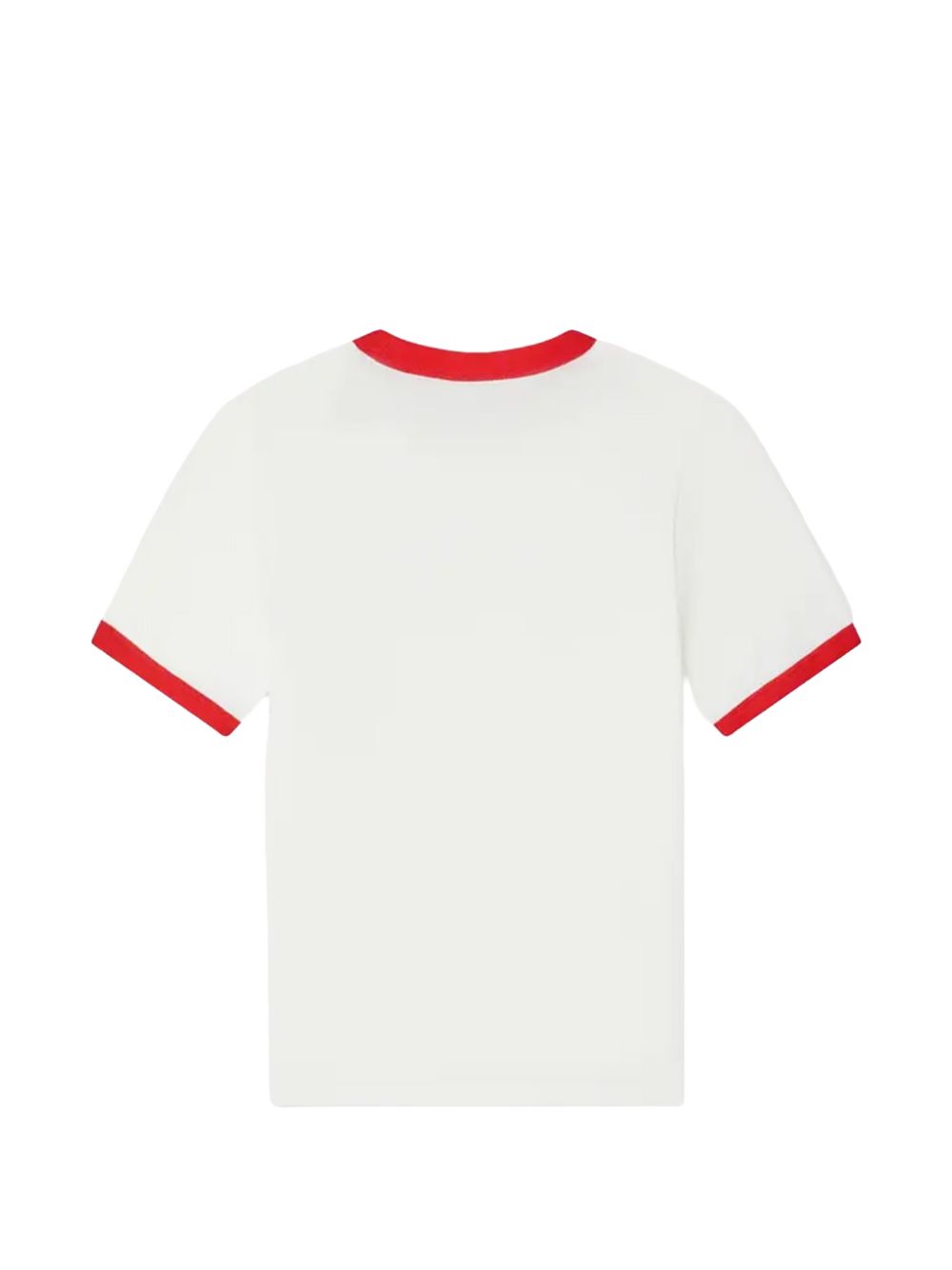 Short-Sleeved T-Shirt With Contrasting Ribbed Trims
