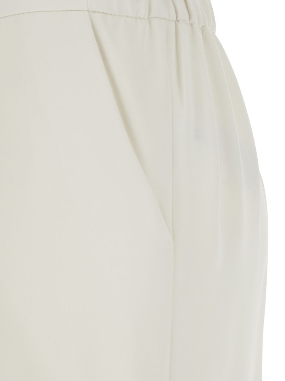 Wide-Leg Trousers With Elastic Waistband