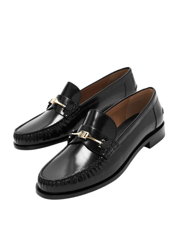 Harry Black Calf Leather Loafers