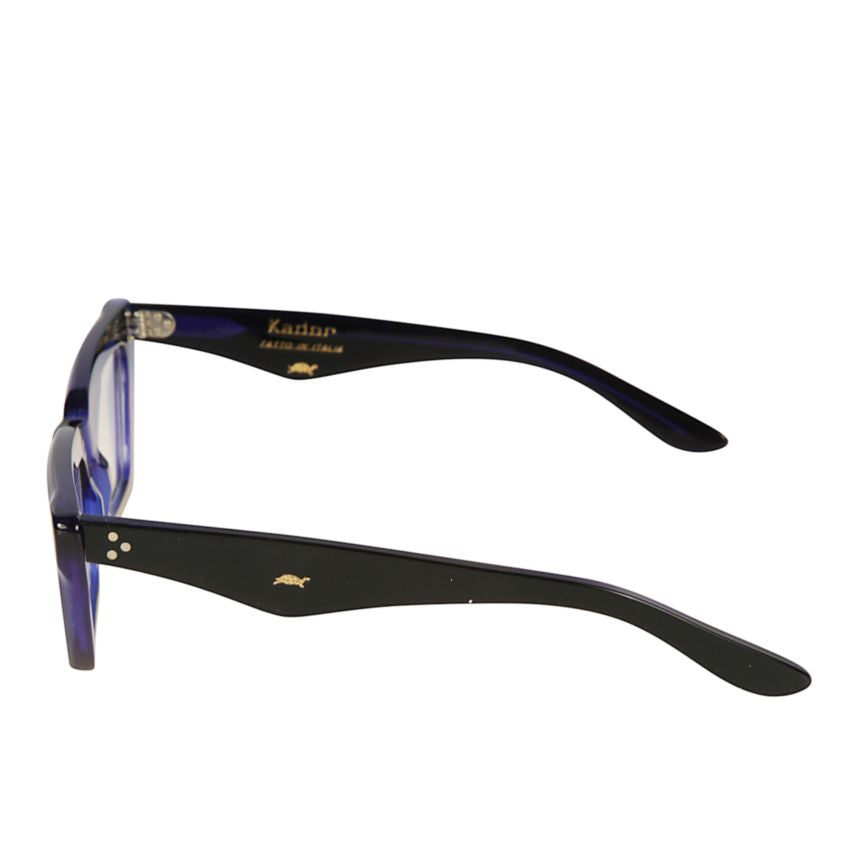 Alexandra Bold Rectangular Frame Sunglasses with Metallic Details