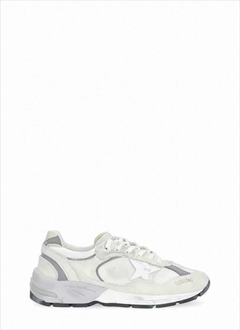 Stylish Off-White Sneakers With Star Detail
