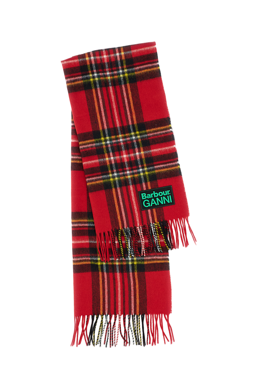 Fringed Red Tartan
