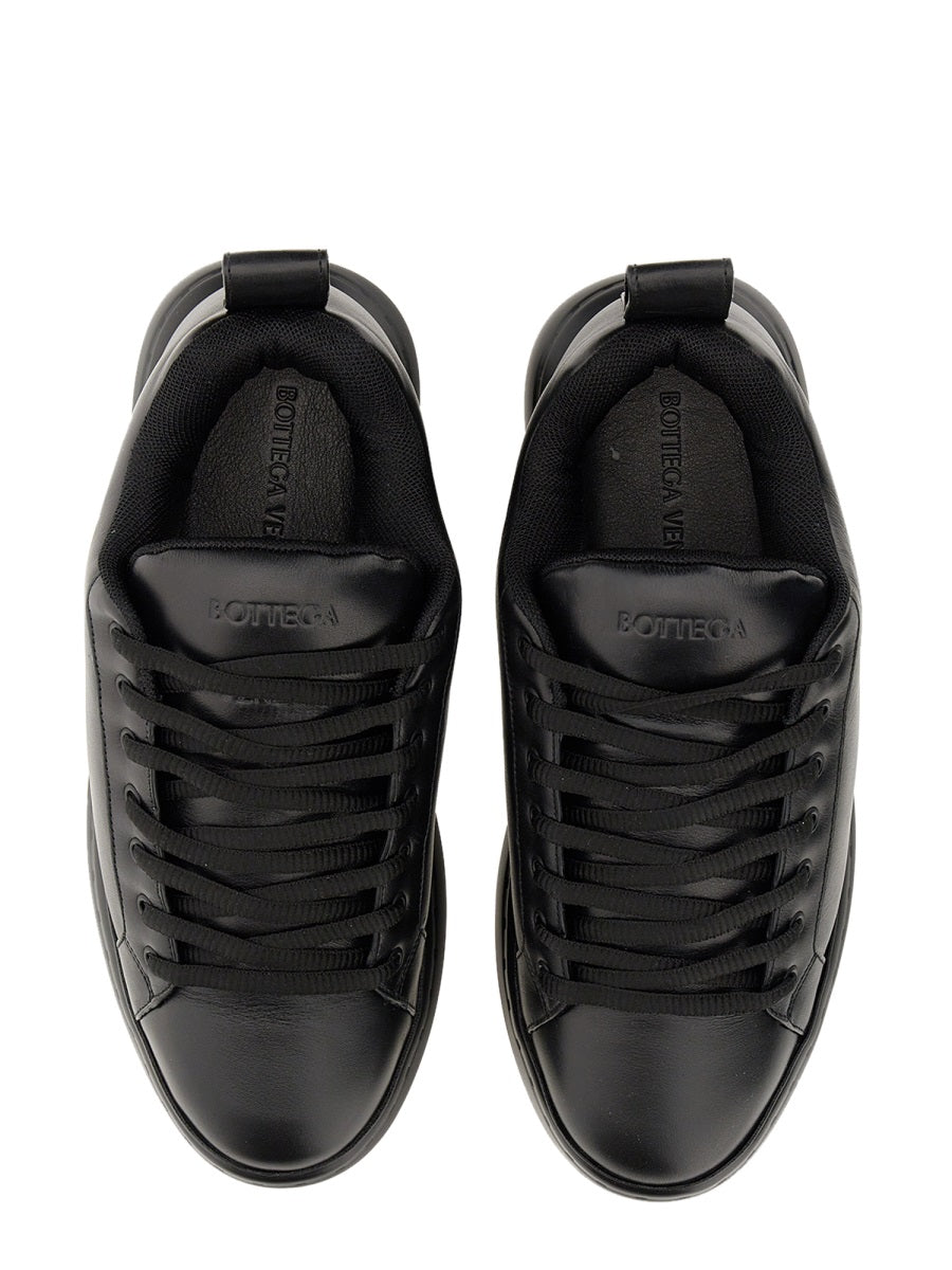 Leather Sneaker Pillow with Durable Rubber Sole