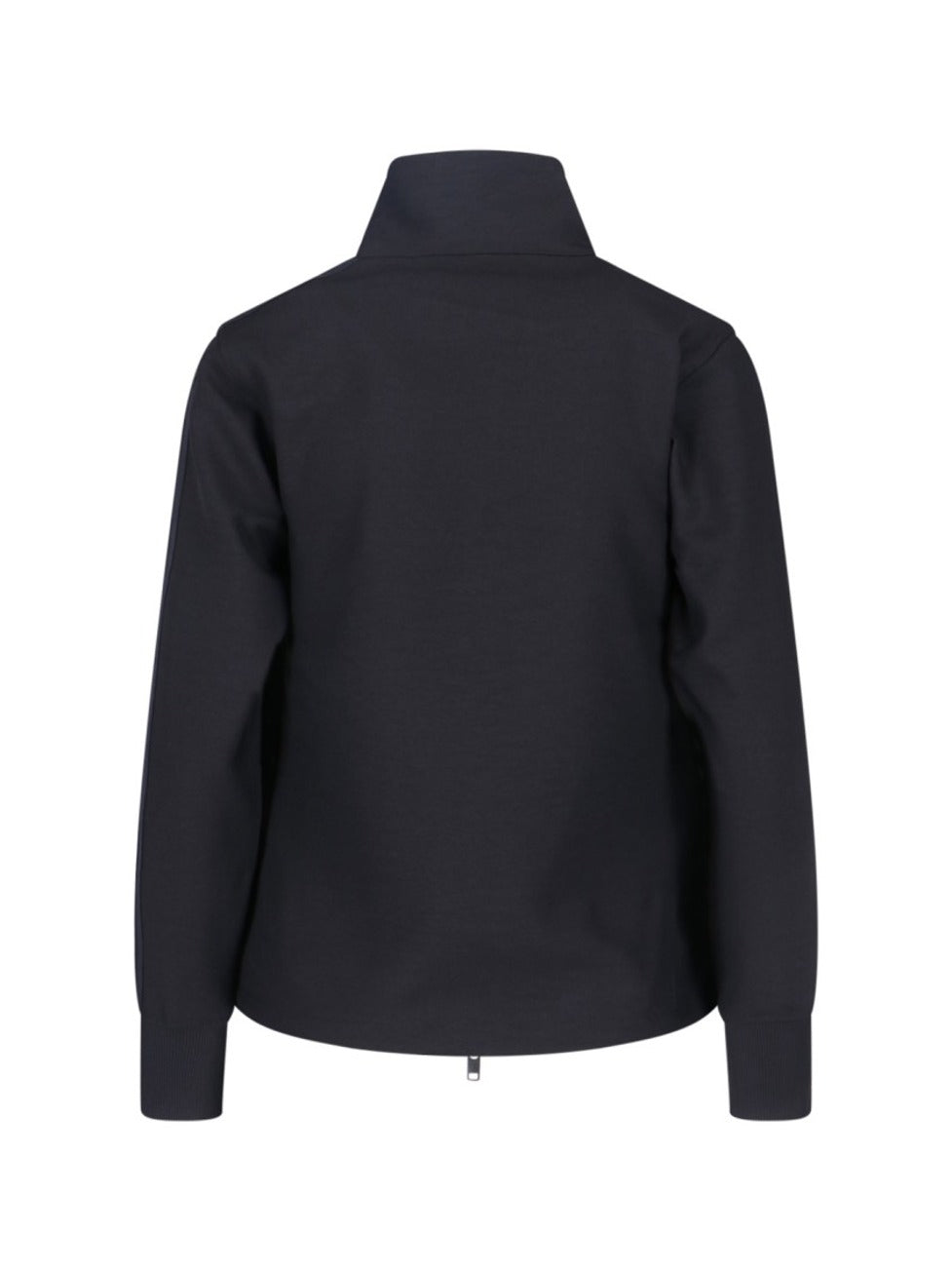 Logo Zip Sweatshirt – Black