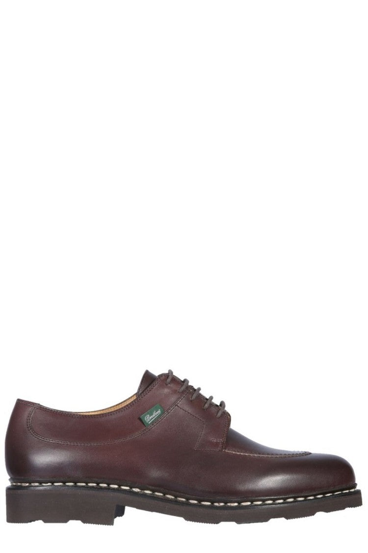 Classic Brown Calf Leather Lace-Up Dress Shoes