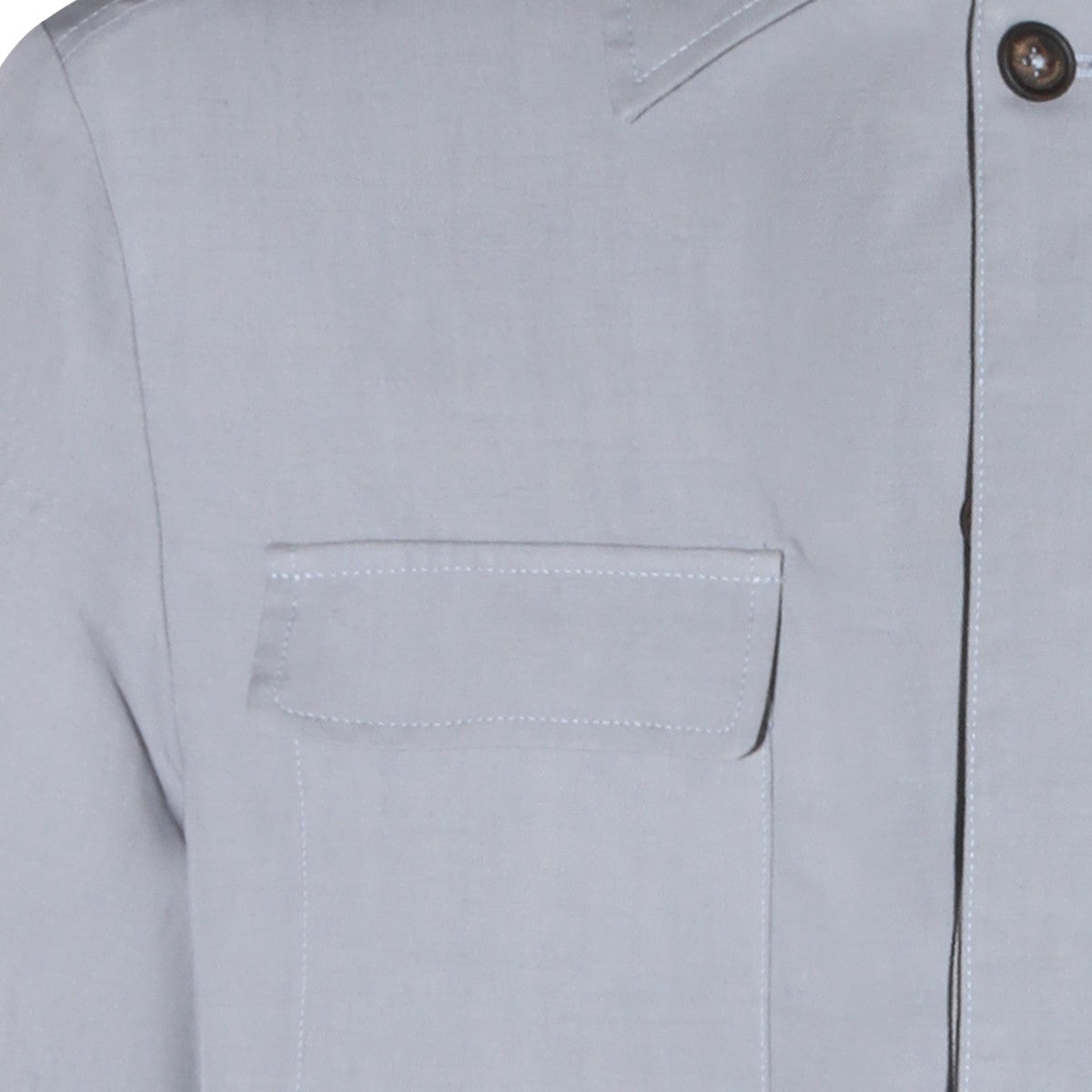 Structured Jacket with Front Zipper Closure