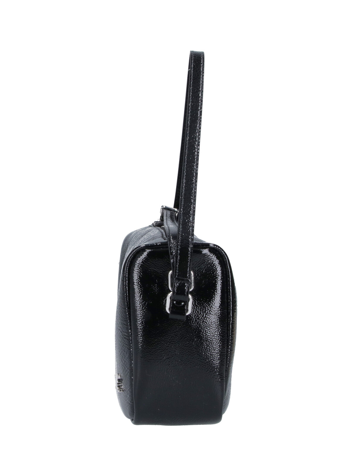 Black Three Sixty Nubuck Shoulder Bag
