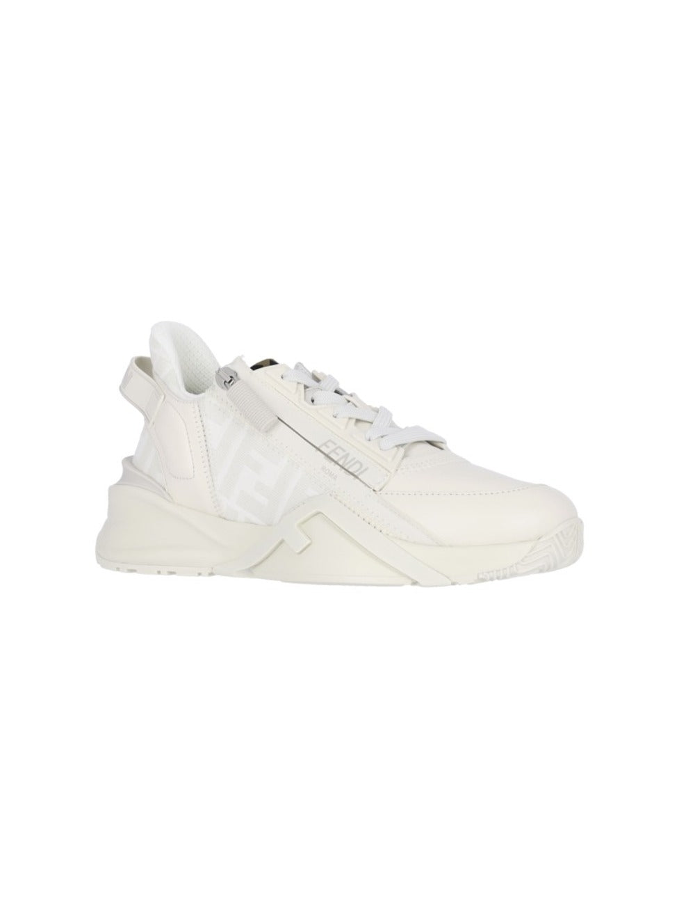 "Flow" Low-Top Sneakers – White