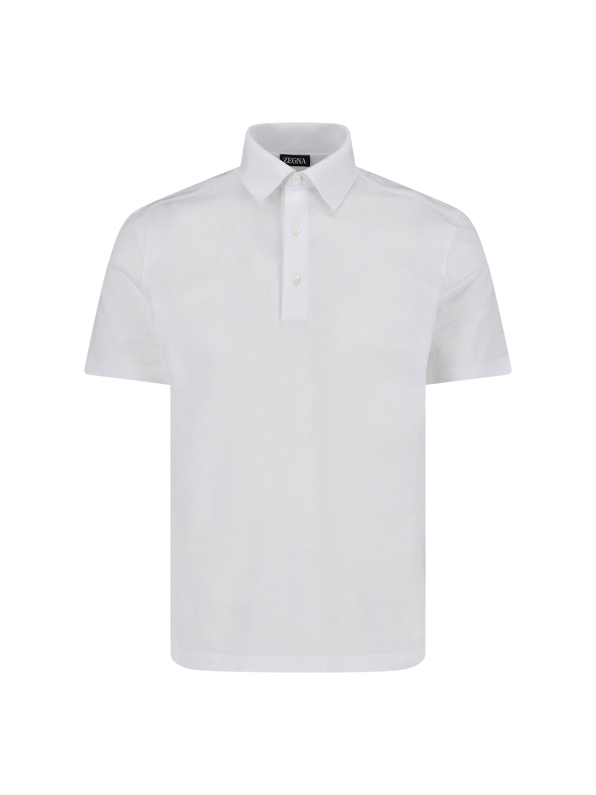 White Cotton Classic Collar Polo Shirt