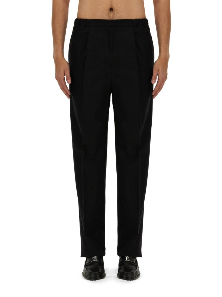 Tailored Black Wool Pants
