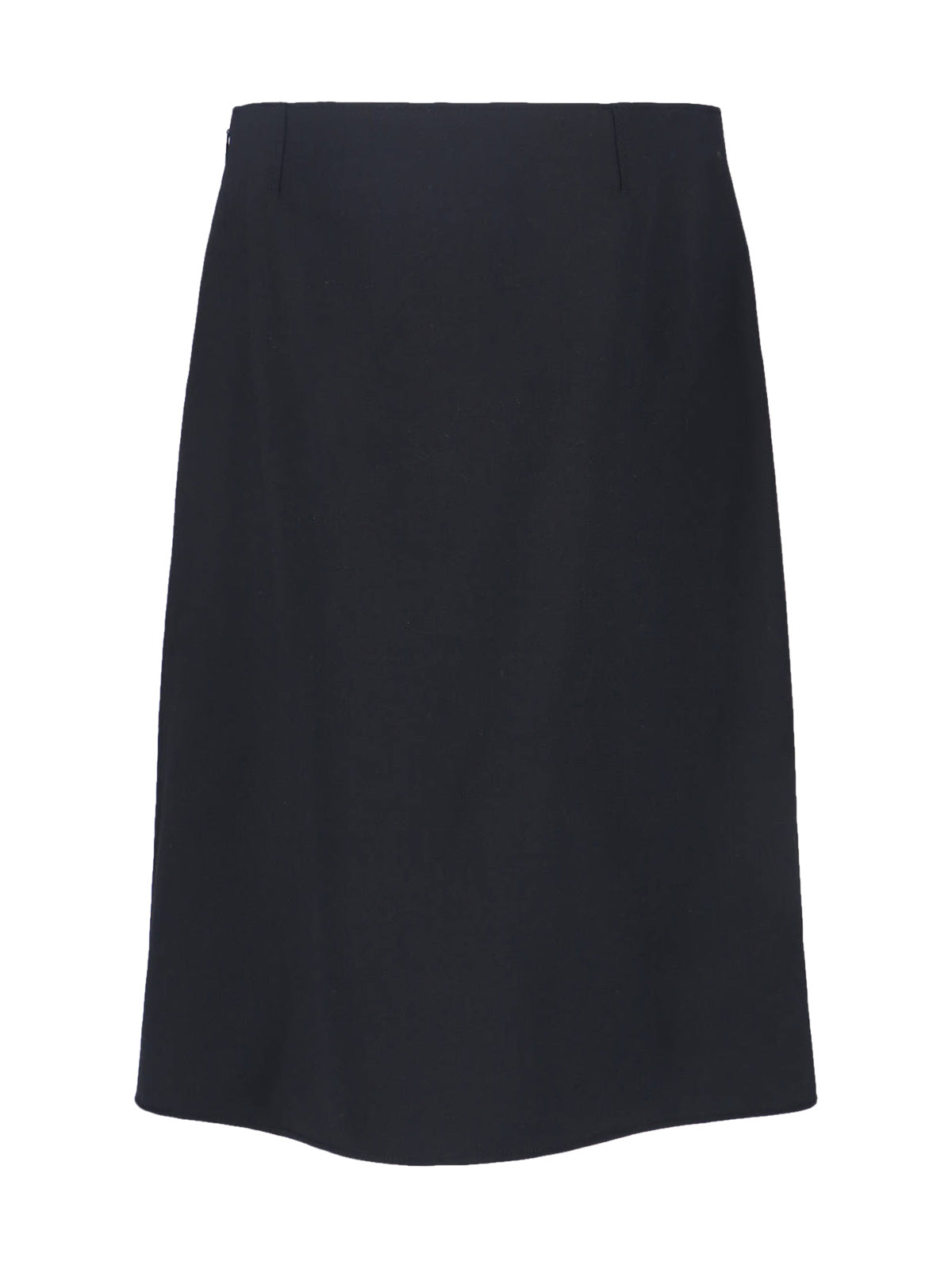 Logo Midi Skirt – Black