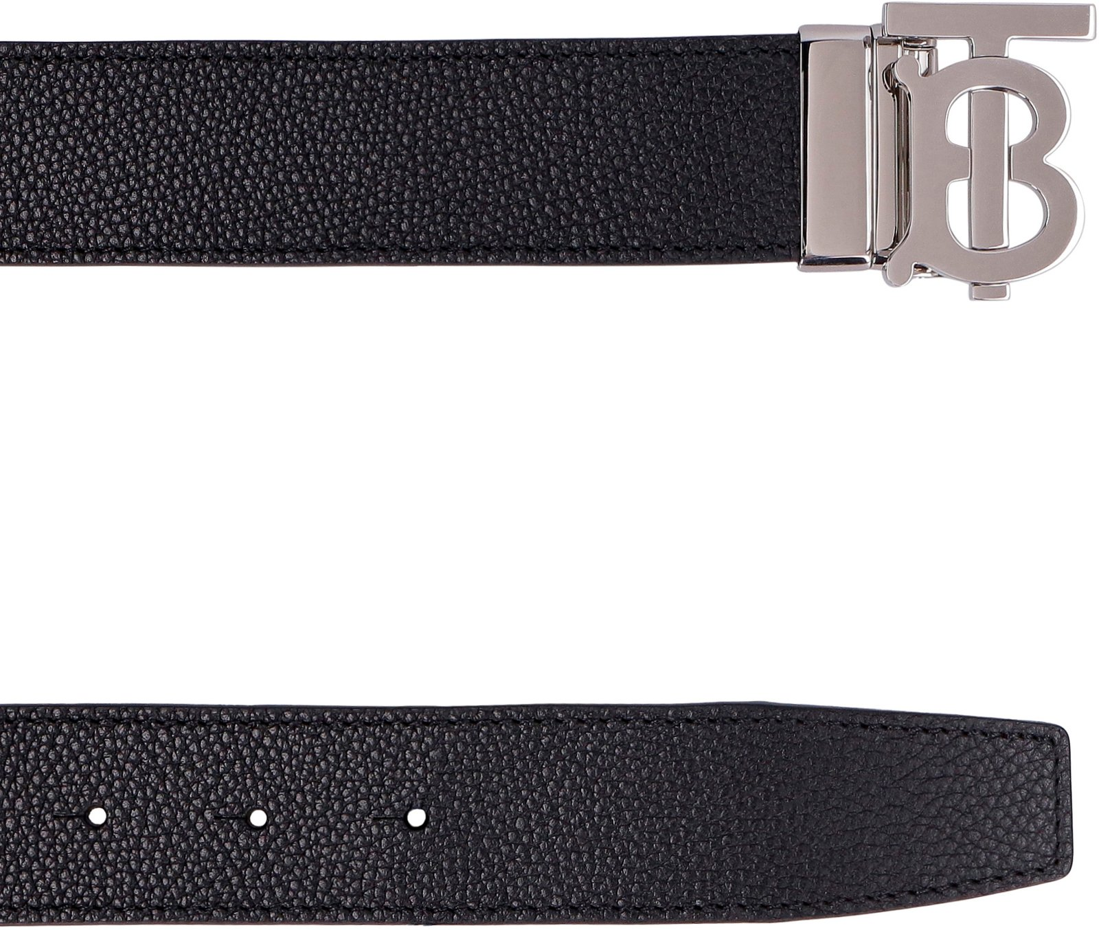 Textured Finish Calfskin Leather Belt