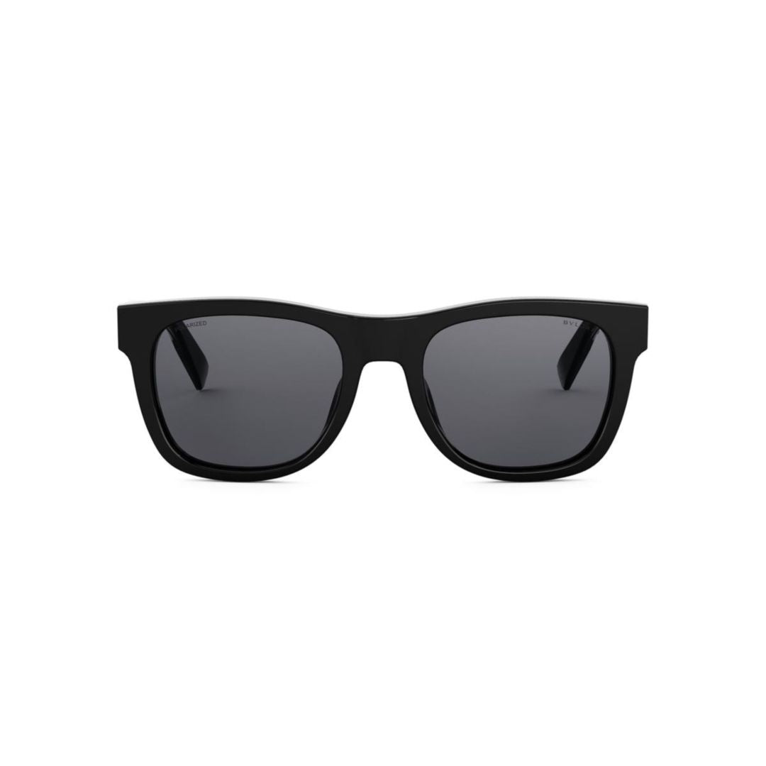 Bv40063i Matte Black Rectangular Frame Sunglasses