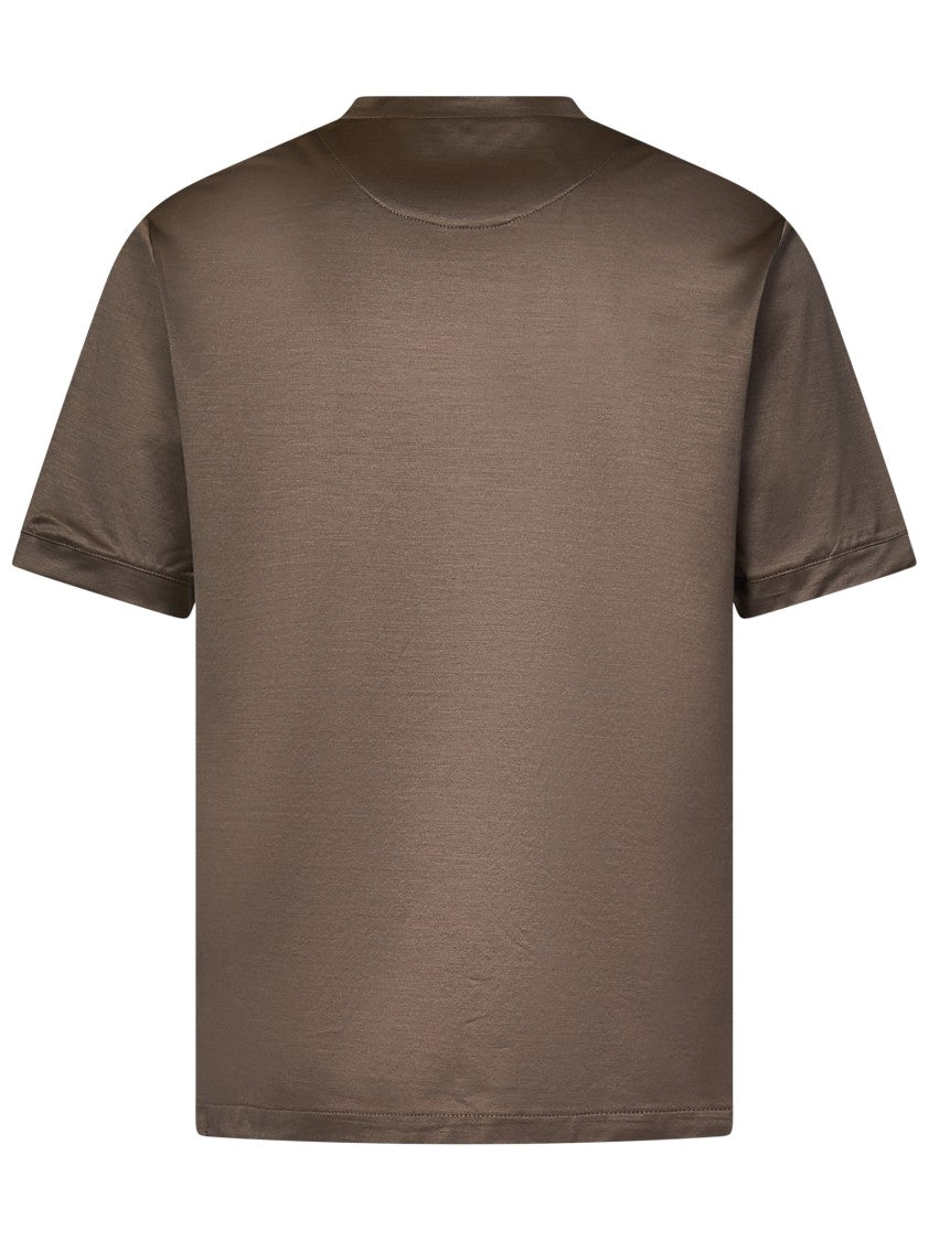 Beige Short-Sleeved T-Shirt