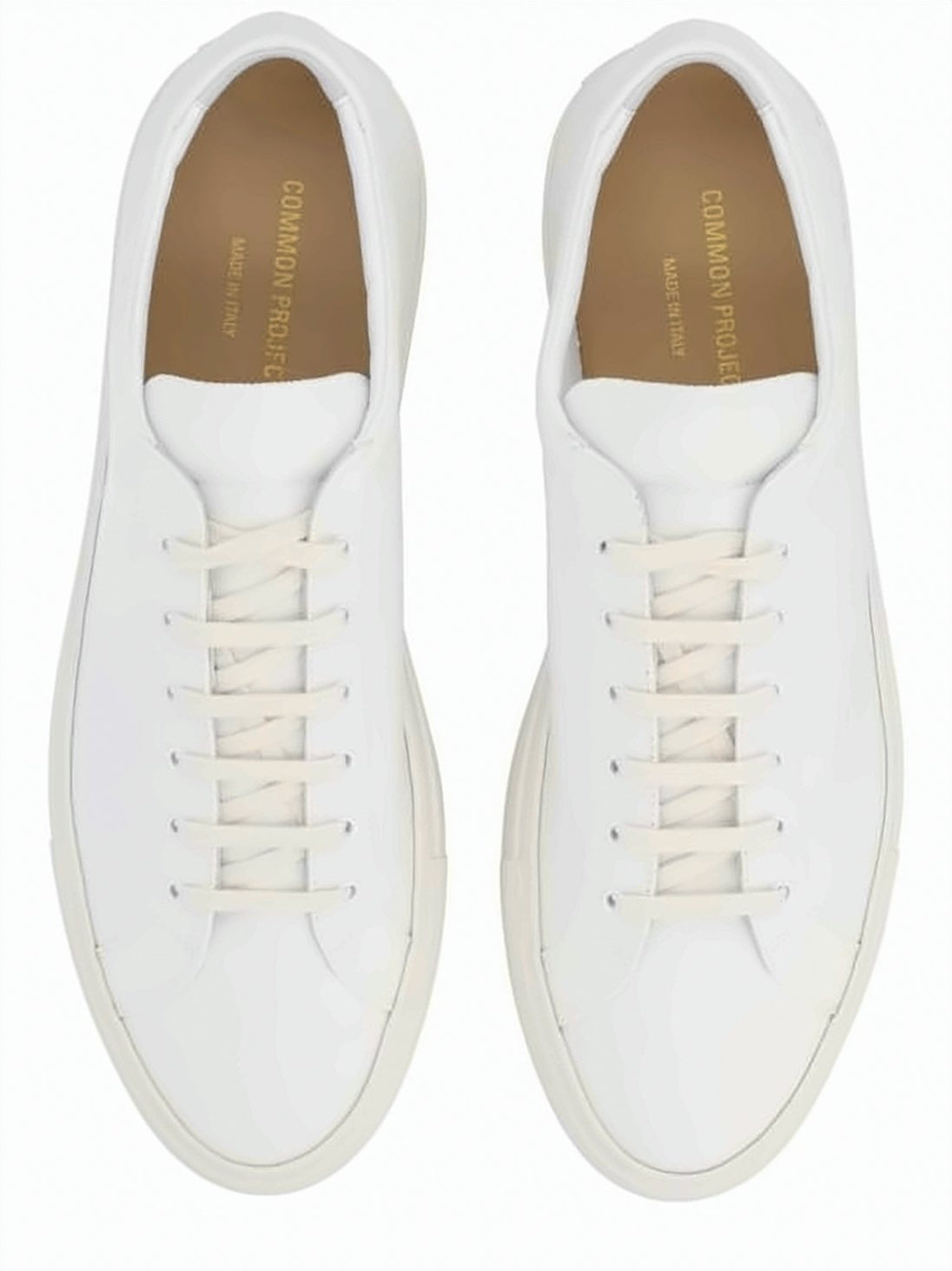 Minimalist Canvas Low-Top Sneakers with Subtle Gold Detailing