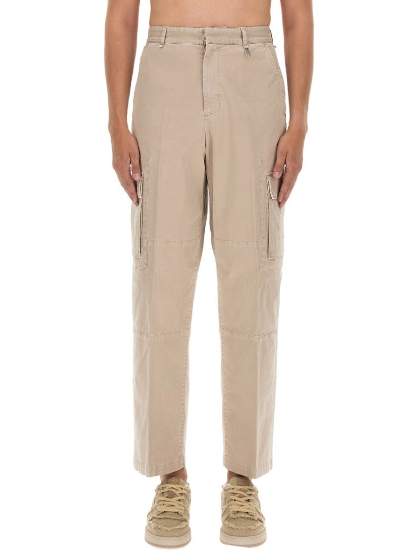 Straight Leg Gabardine Pants