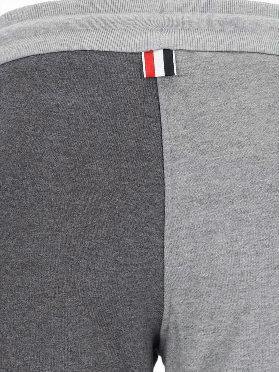 Two-Tone Jogger Pants with Drawstring Waist