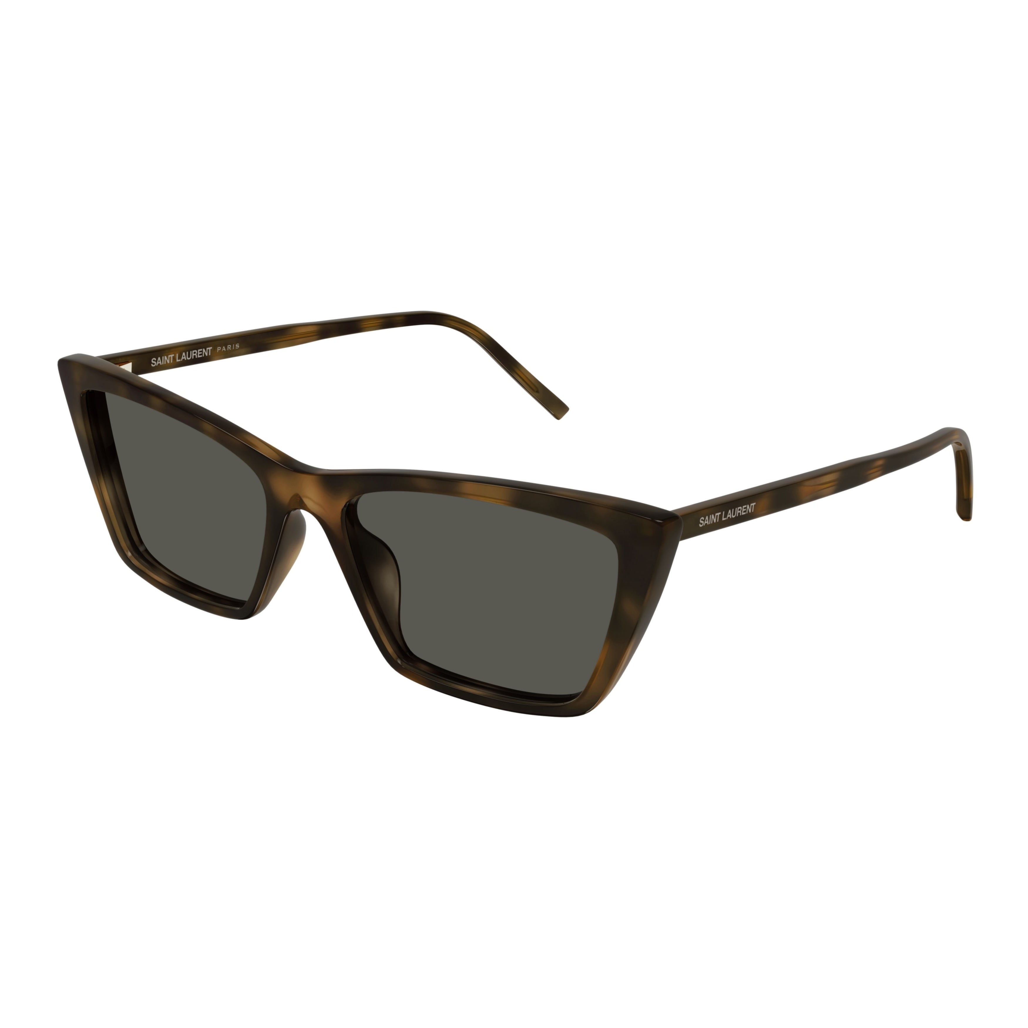 Sl 737 Mica Thin Angular Tortoiseshell Cat-Eye Sunglasses
