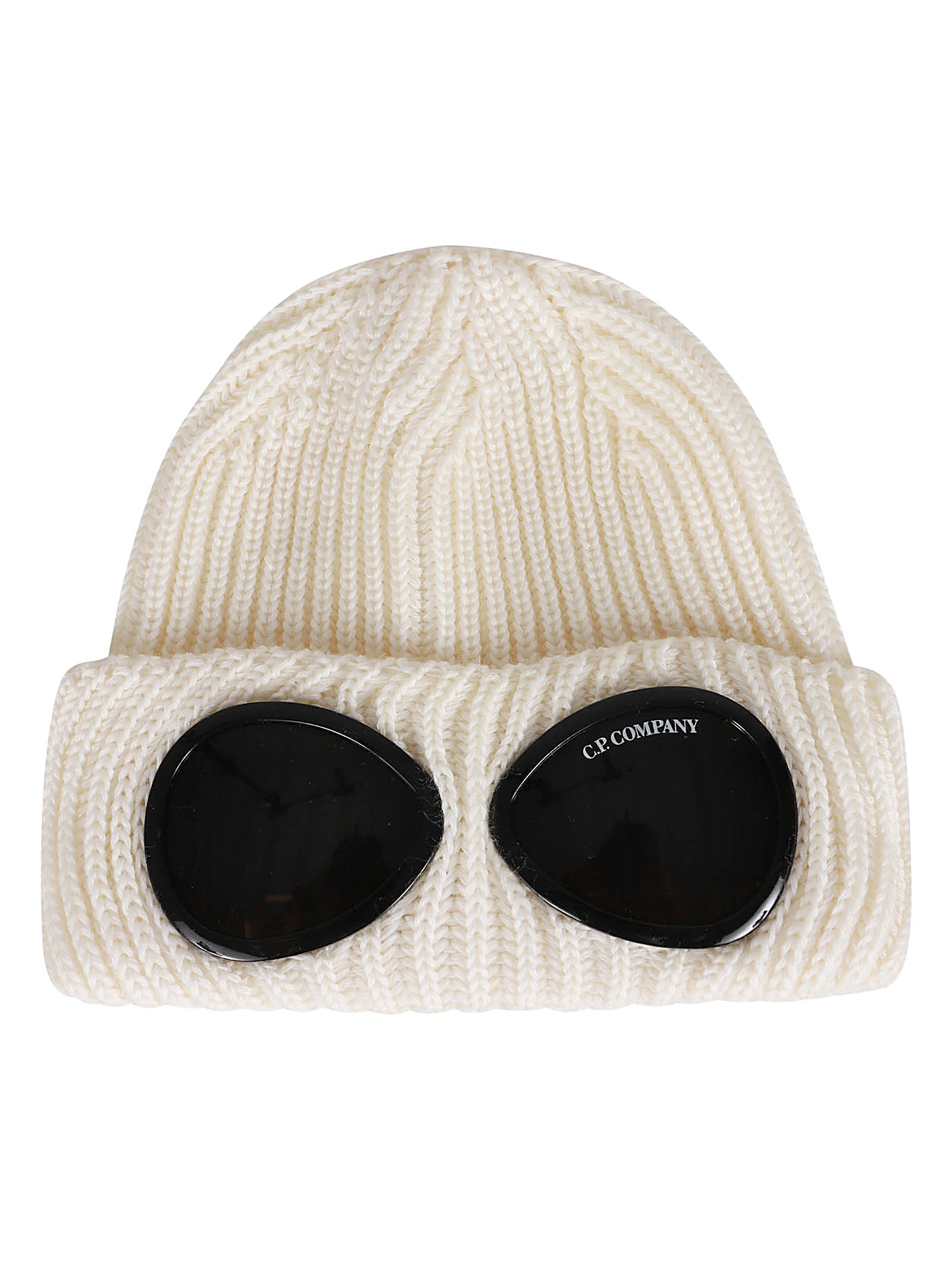 Ribbed Knit Hat with Iconic Lens Appliqués