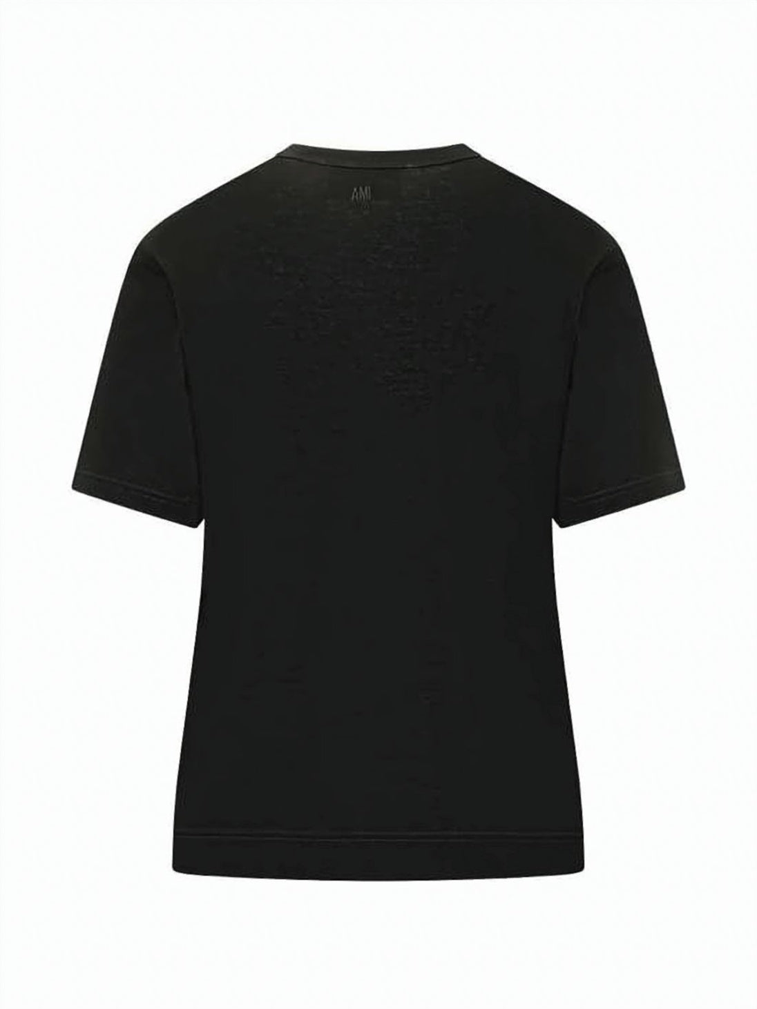 Minimalist Black Short-Sleeve Crew Neck T-Shirt