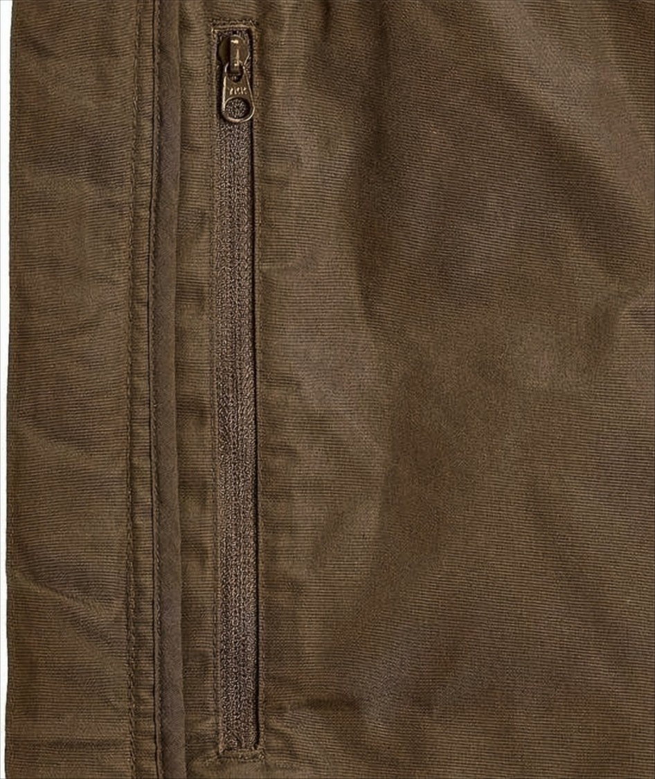 G-1000 Fabric Brown Jacket With Adjustable Features And Functional Design