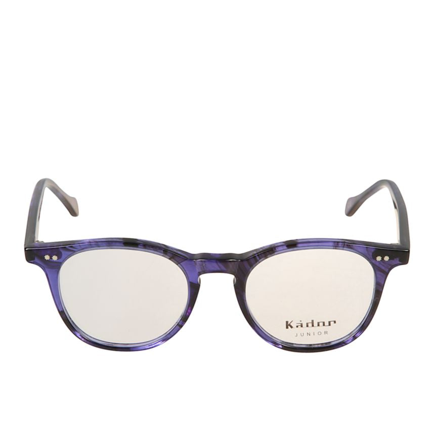 Kubino Rounded Frame Eyeglasses with Keyhole Bridge