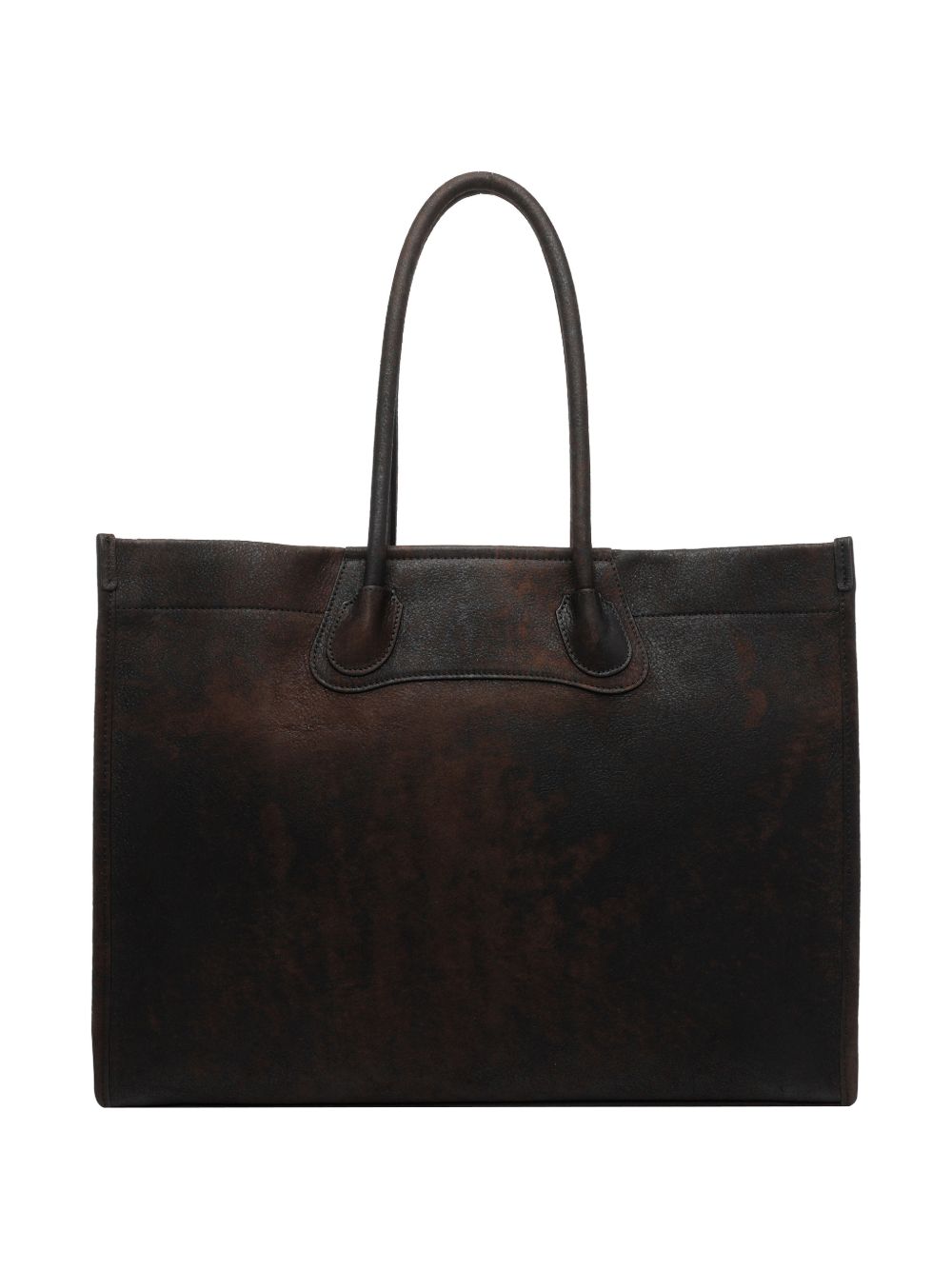 Brown Calf Leather Shoulder Bag