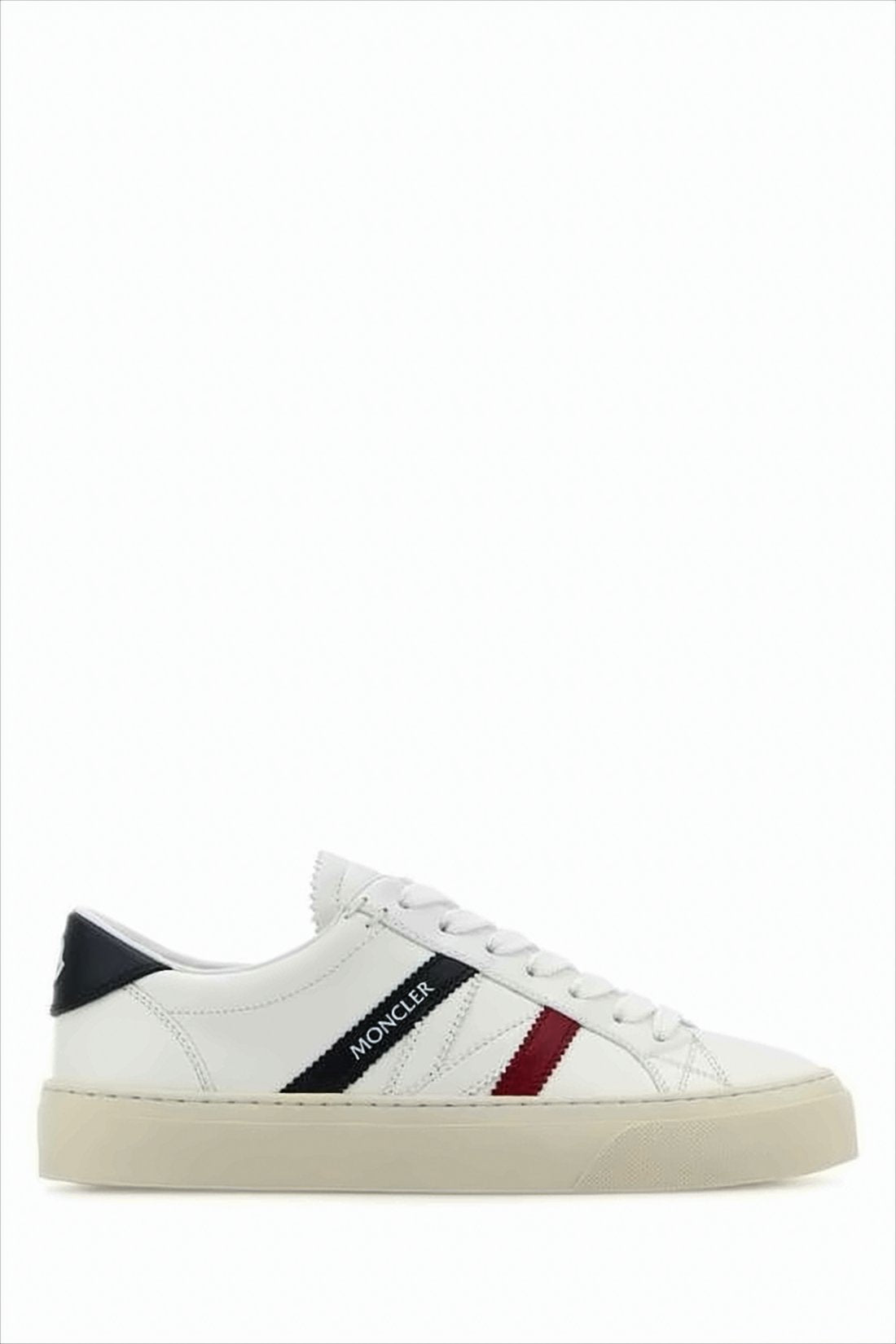 Low-Top Sneakers With Smooth Leather Upper And Stripe Detail