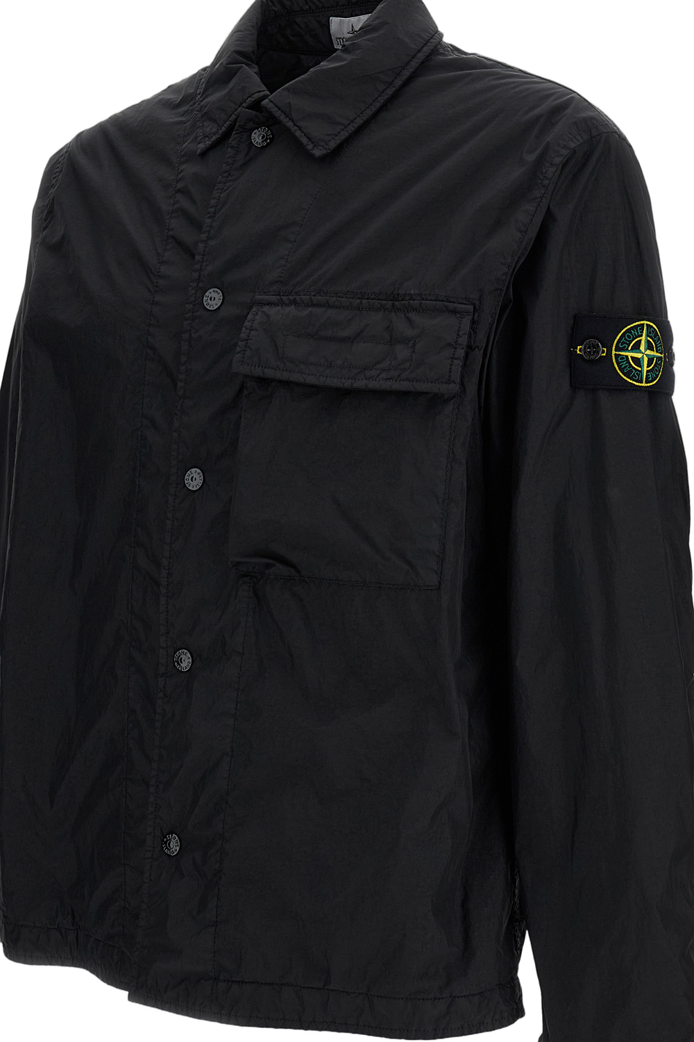 Lightweight Technical Nylon Jacket with Iconic Badge