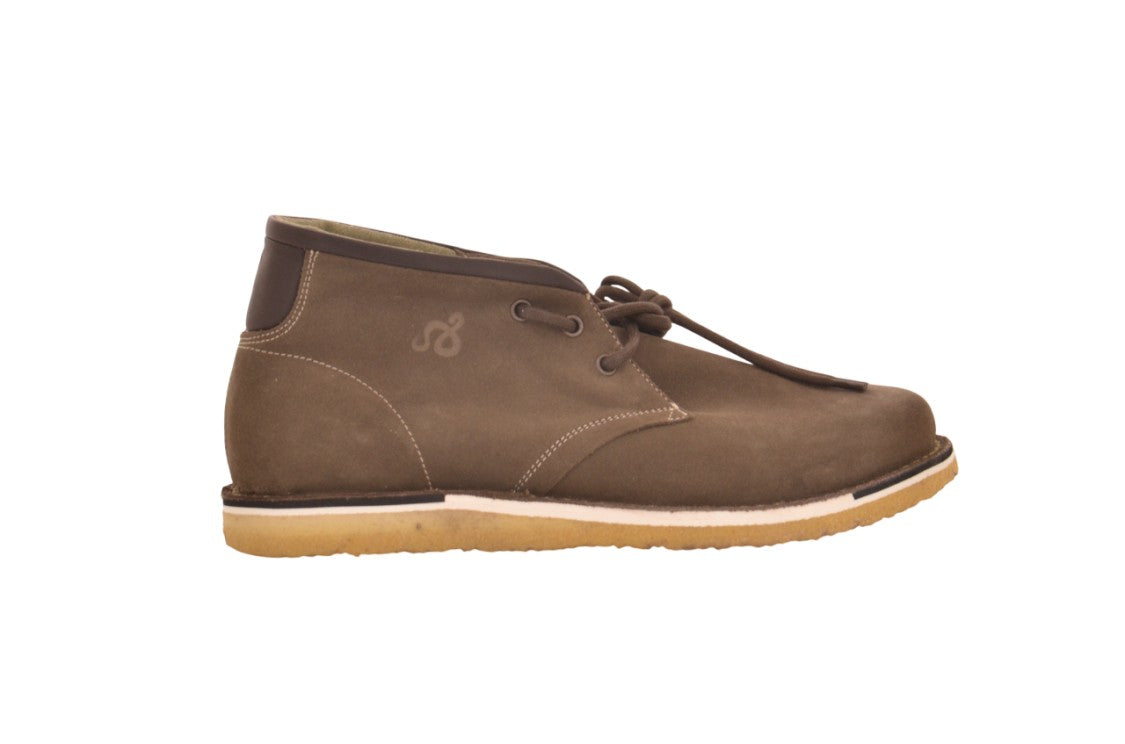 Comfort-Focused Brown Leather Shoes With Removable Insole