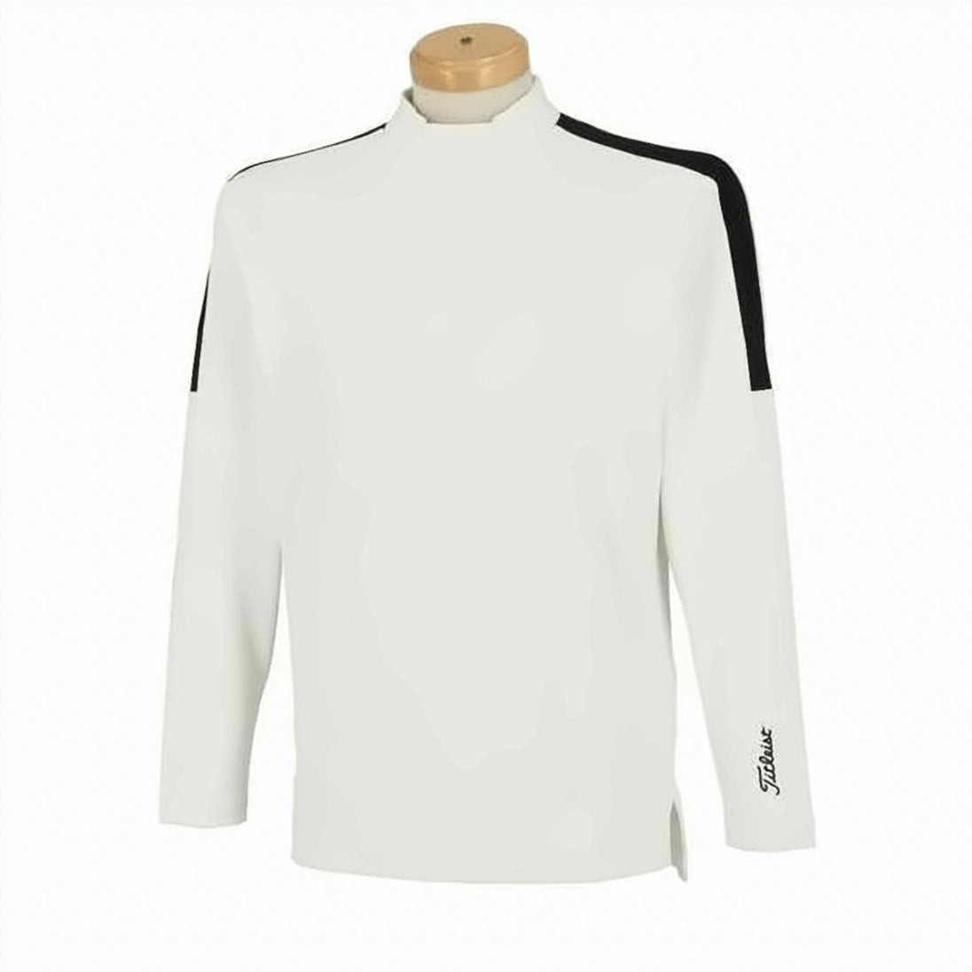 Long-Sleeve T-Shirt with Contrasting Shoulder Stripes