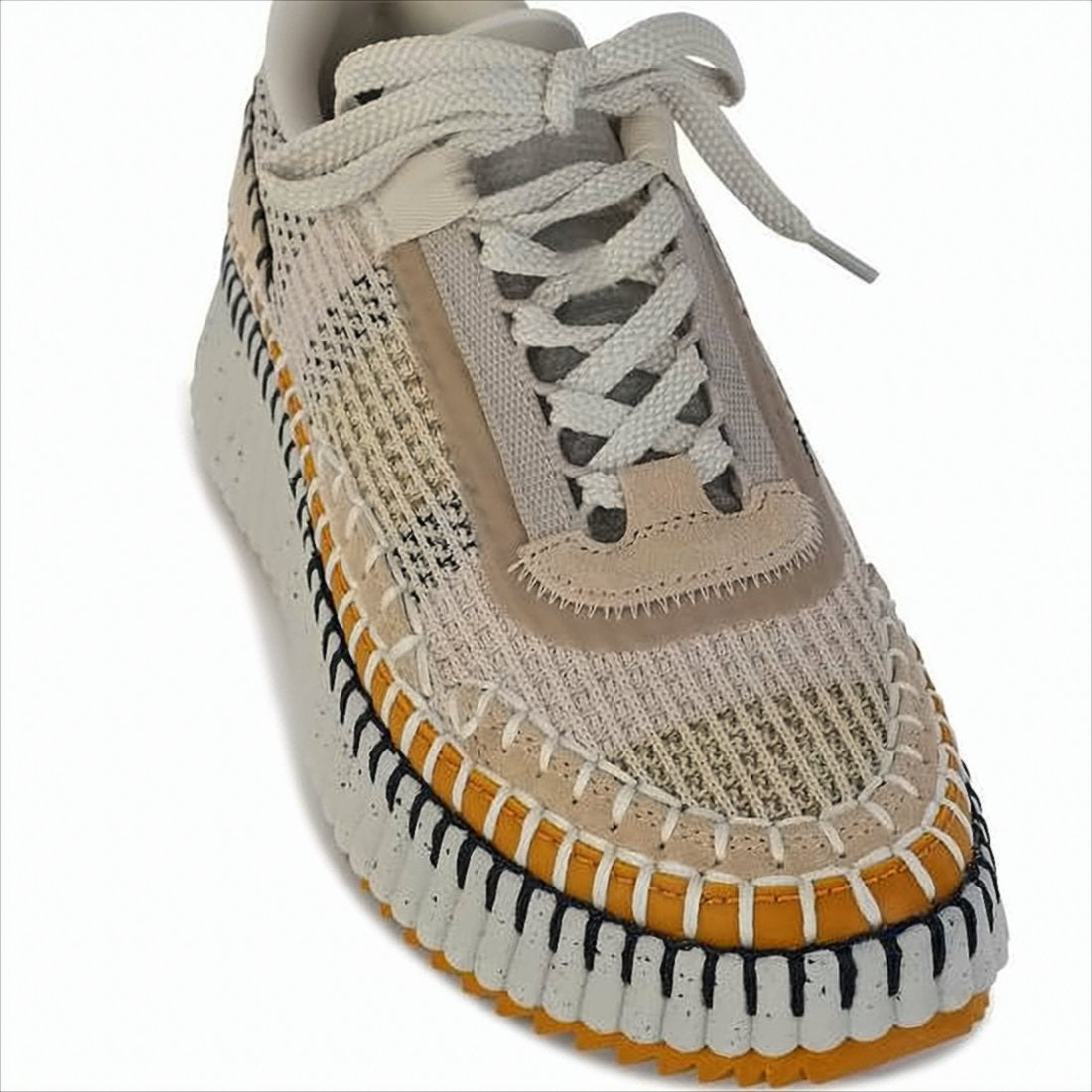 Textured Chunky Sole Sneakers