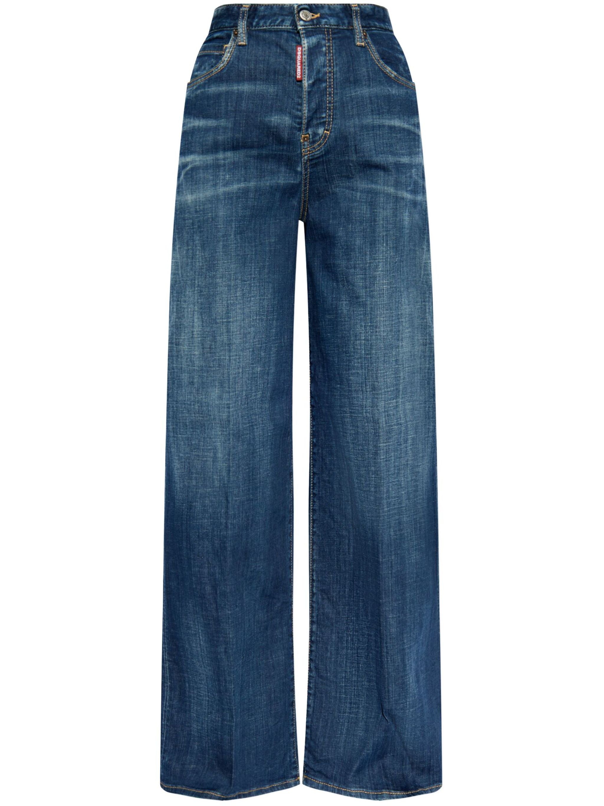 Loose Fit Extra-Wide Leg Denim Jeans