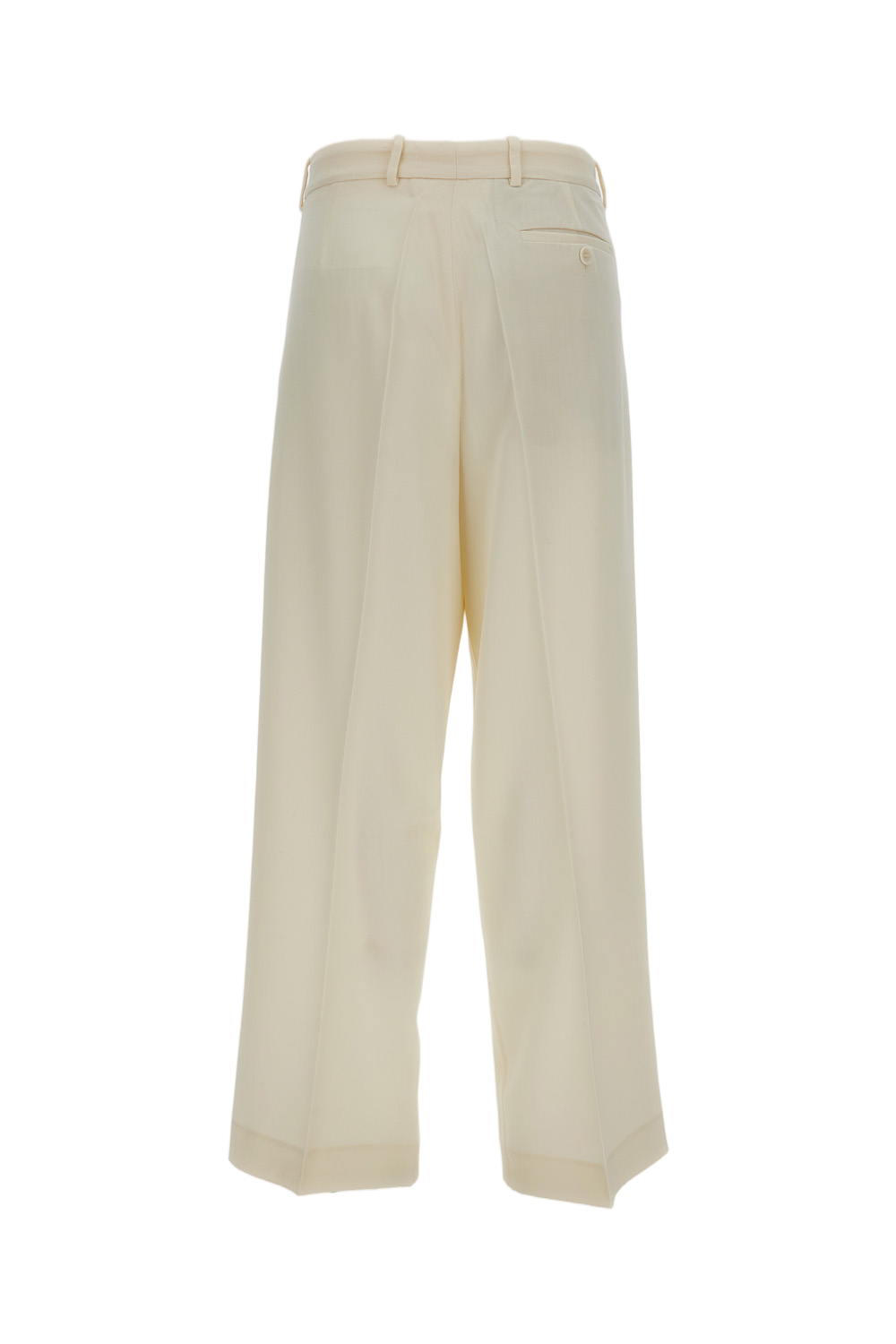 Gilles Straight Tropical Wool Twill Leg Formal Trousers