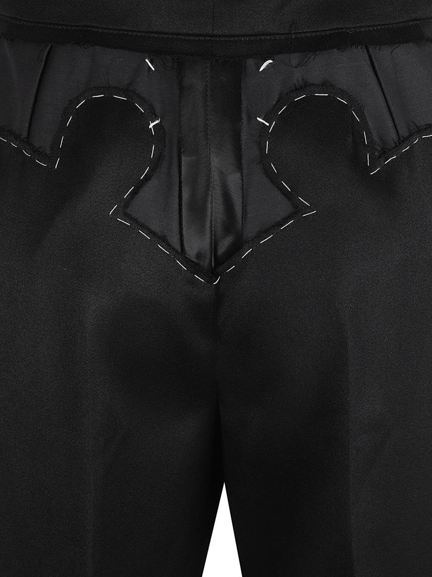 Tailored Black Trousers With High Waist