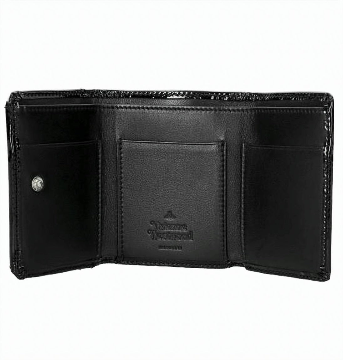 Tri-Fold Cowhide Leather Cardholder