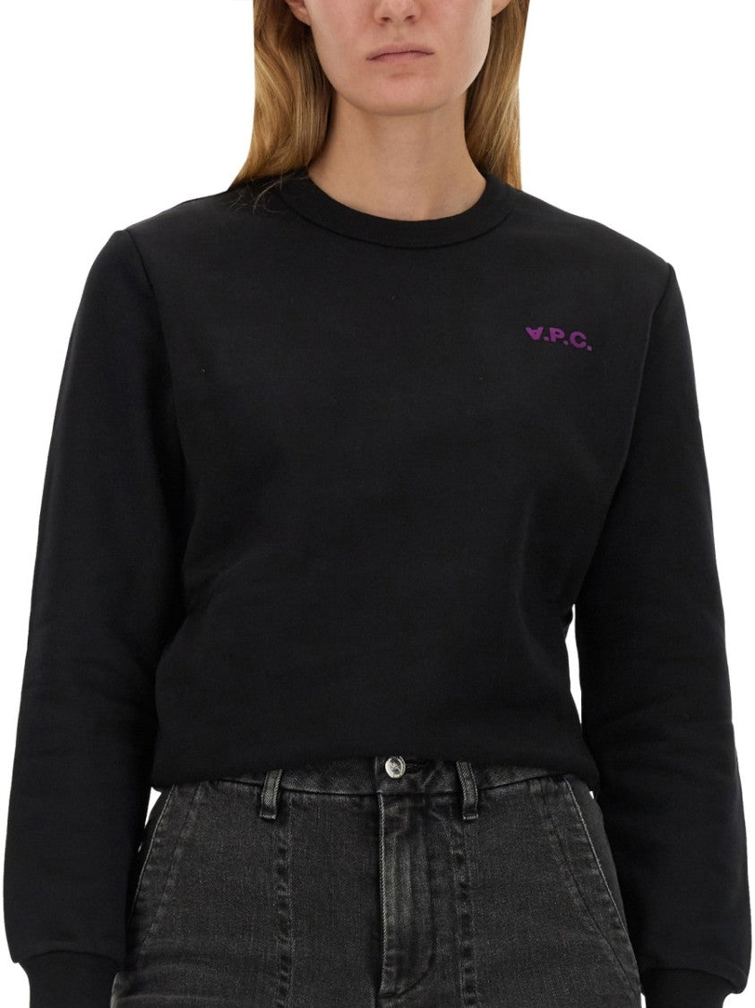 Relaxed-Fit Cotton Sweatshirt With Logo Detail