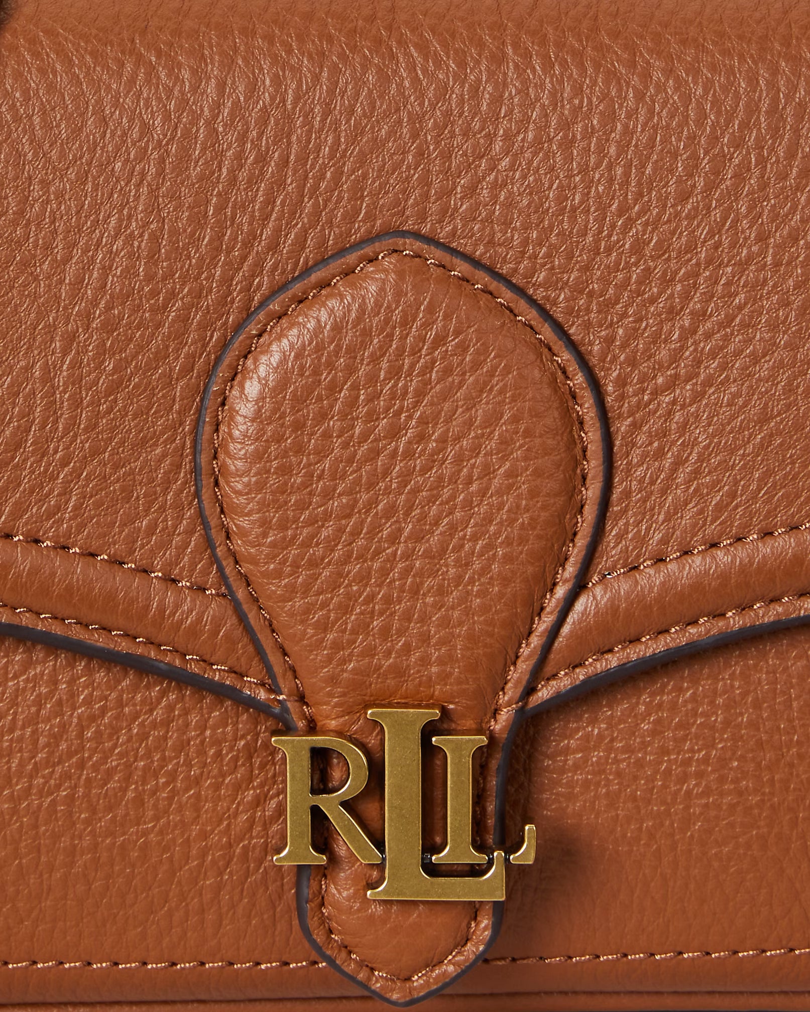 Luxe Pebble Leather Wallet on a Chain