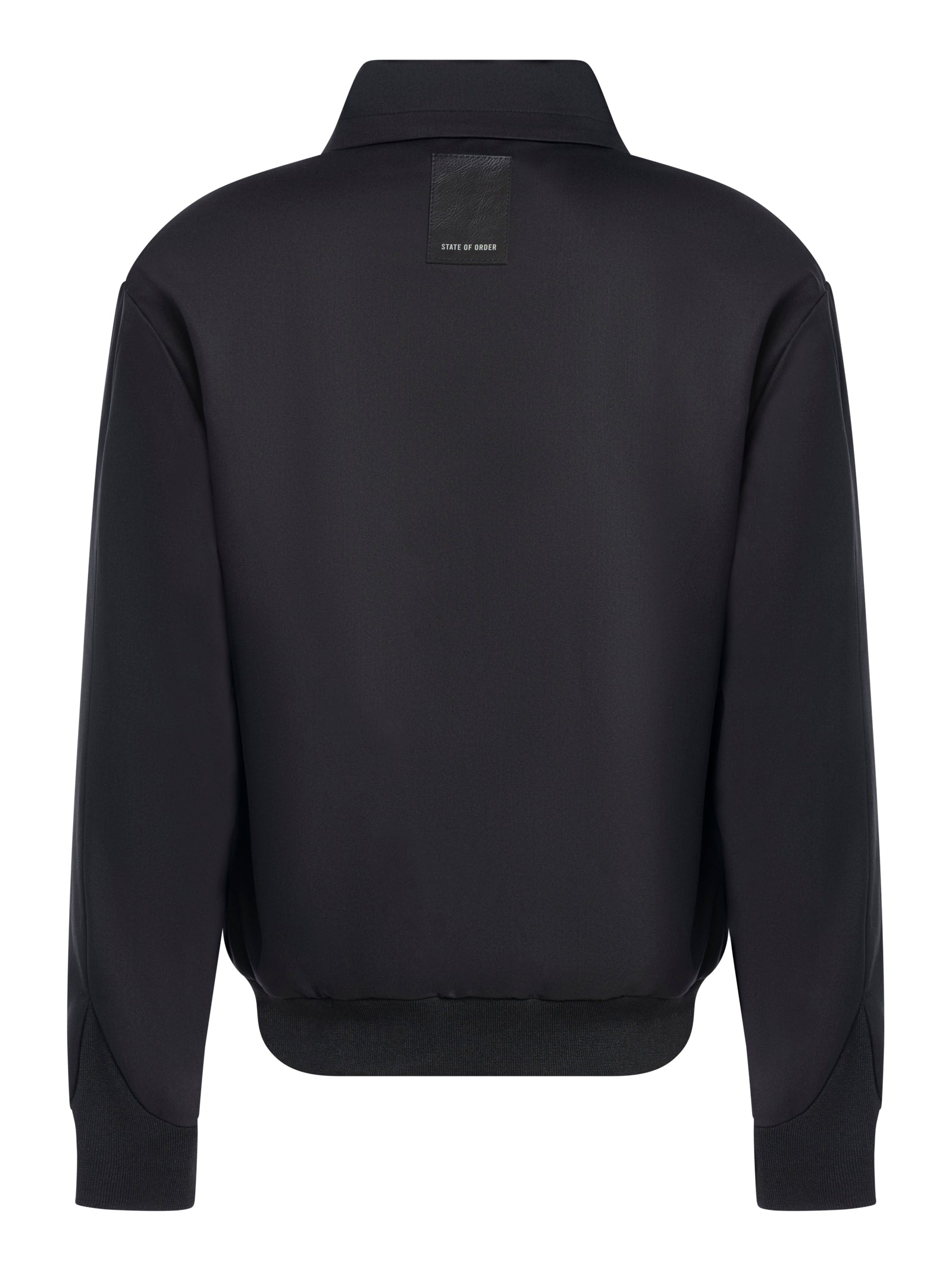 Slightly Cropped Black Wool Blend Jacket
