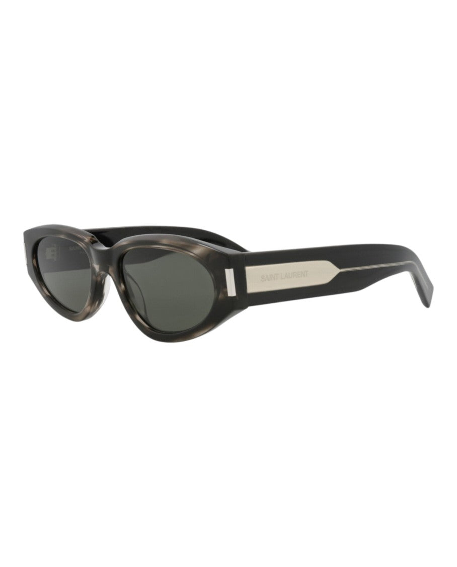 Round-Frame Recycled Acetate Sunglasses